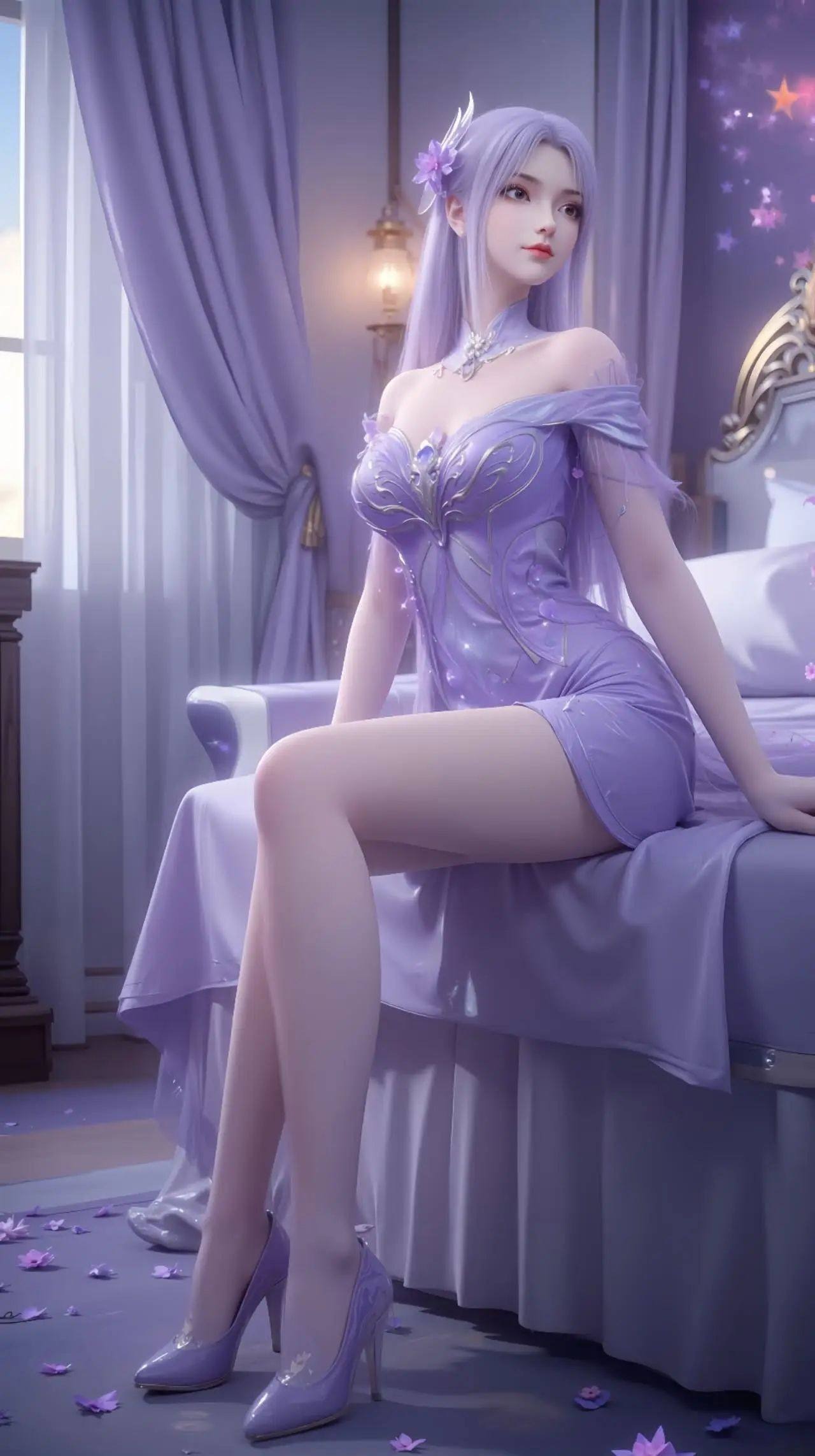 《斗破苍穹》小医仙高清图片 适配手机壁纸、屏保、锁屏 国漫小医仙角色形象图_20