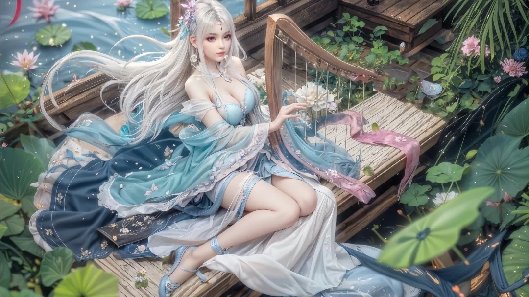 《斗破苍穹》小医仙高清图片 适配手机壁纸、屏保、锁屏 国漫小医仙角色形象图_16