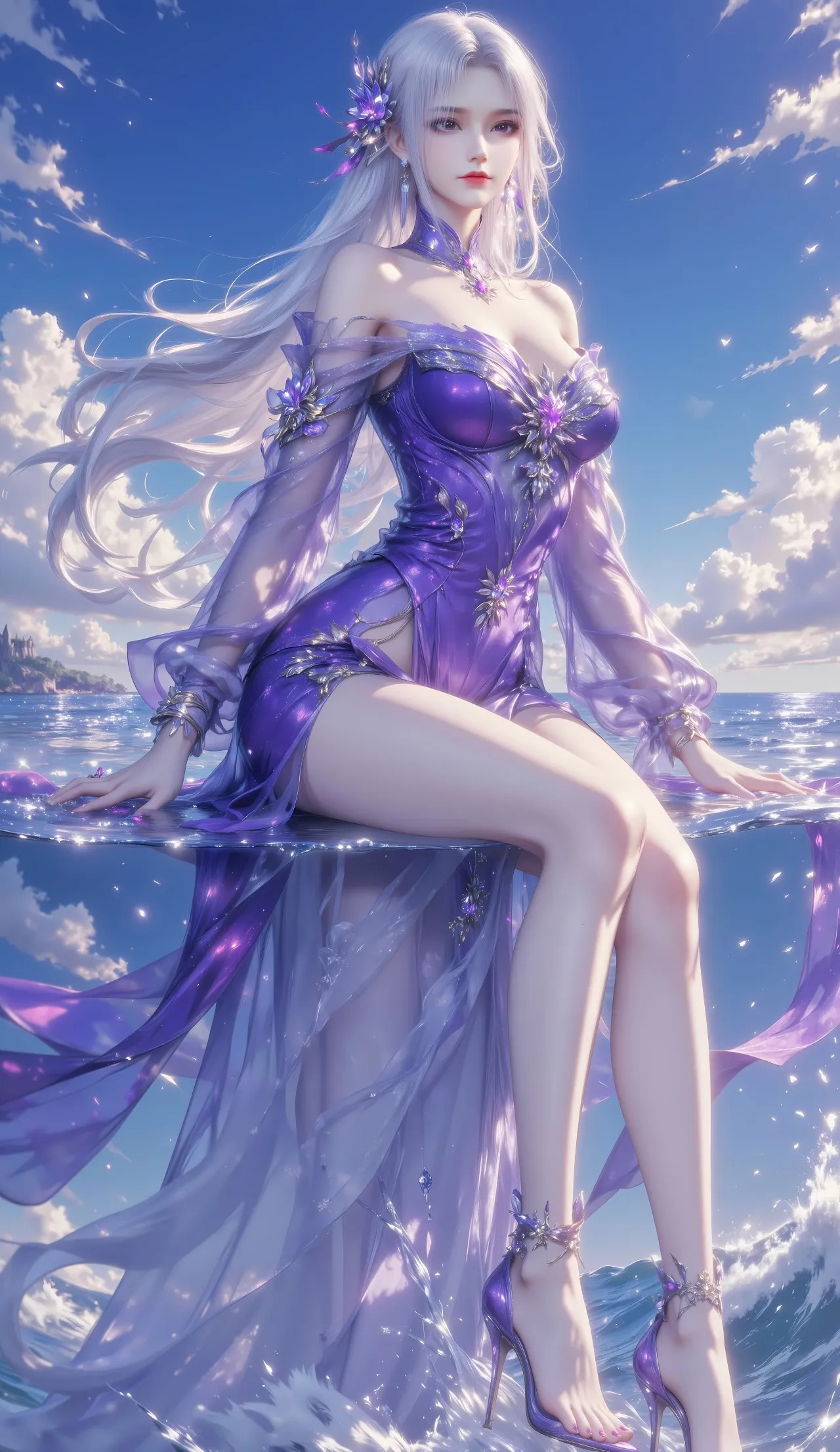 《斗破苍穹》小医仙高清图片 适配手机壁纸、屏保、锁屏 国漫小医仙角色形象图_14