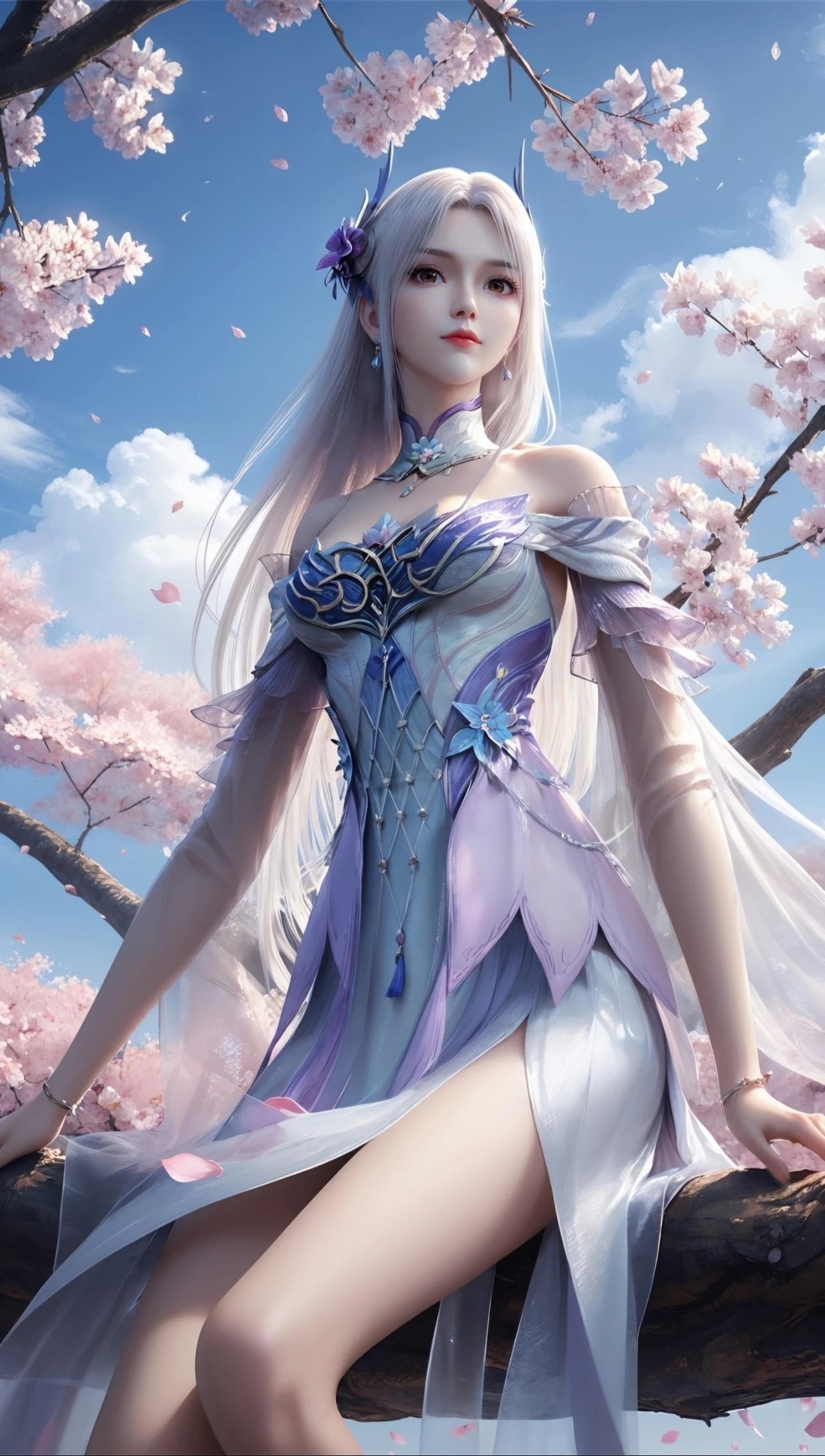 《斗破苍穹》小医仙高清图片 适配手机壁纸、屏保、锁屏 国漫小医仙角色形象图_07