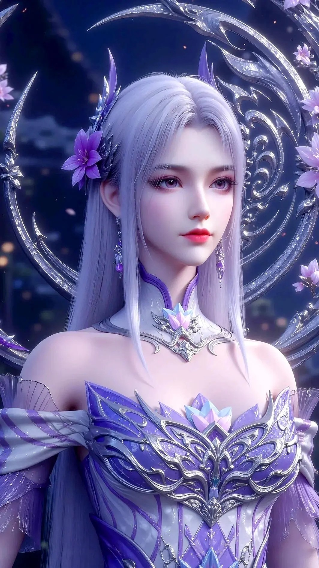 《斗破苍穹》小医仙高清图片 适配手机壁纸、屏保、锁屏 国漫小医仙角色形象图_01