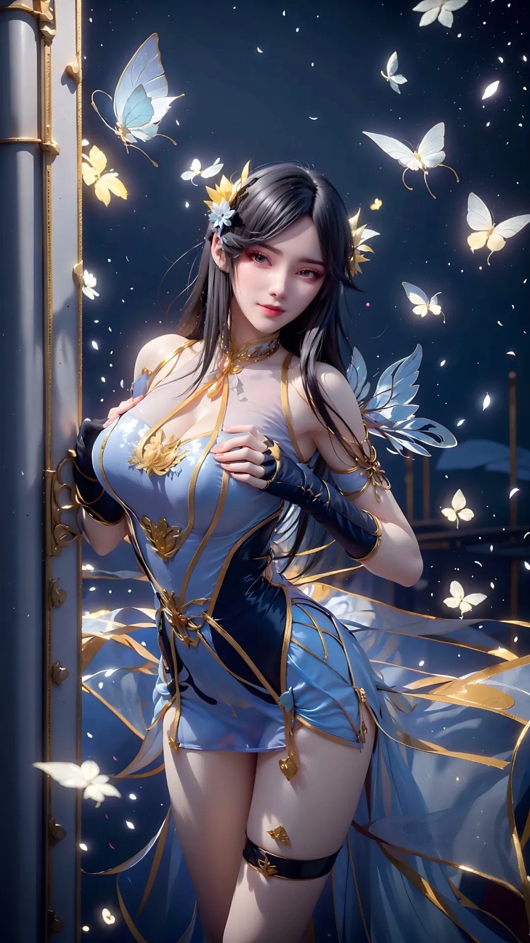 《斗破苍穹》柳菲高清图片 适配手机壁纸、屏保、锁屏 国漫柳菲角色形象图_09