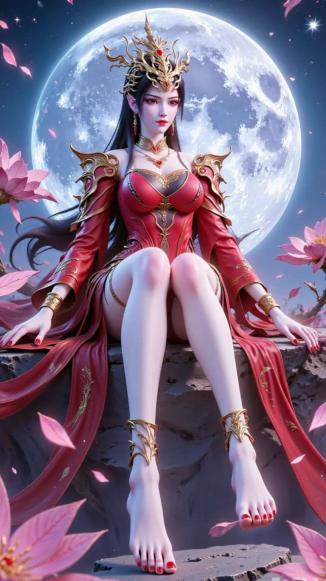 《斗破苍穹》美杜莎高清图片 适配手机壁纸、屏保、锁屏 国漫美杜莎角色形象图_102