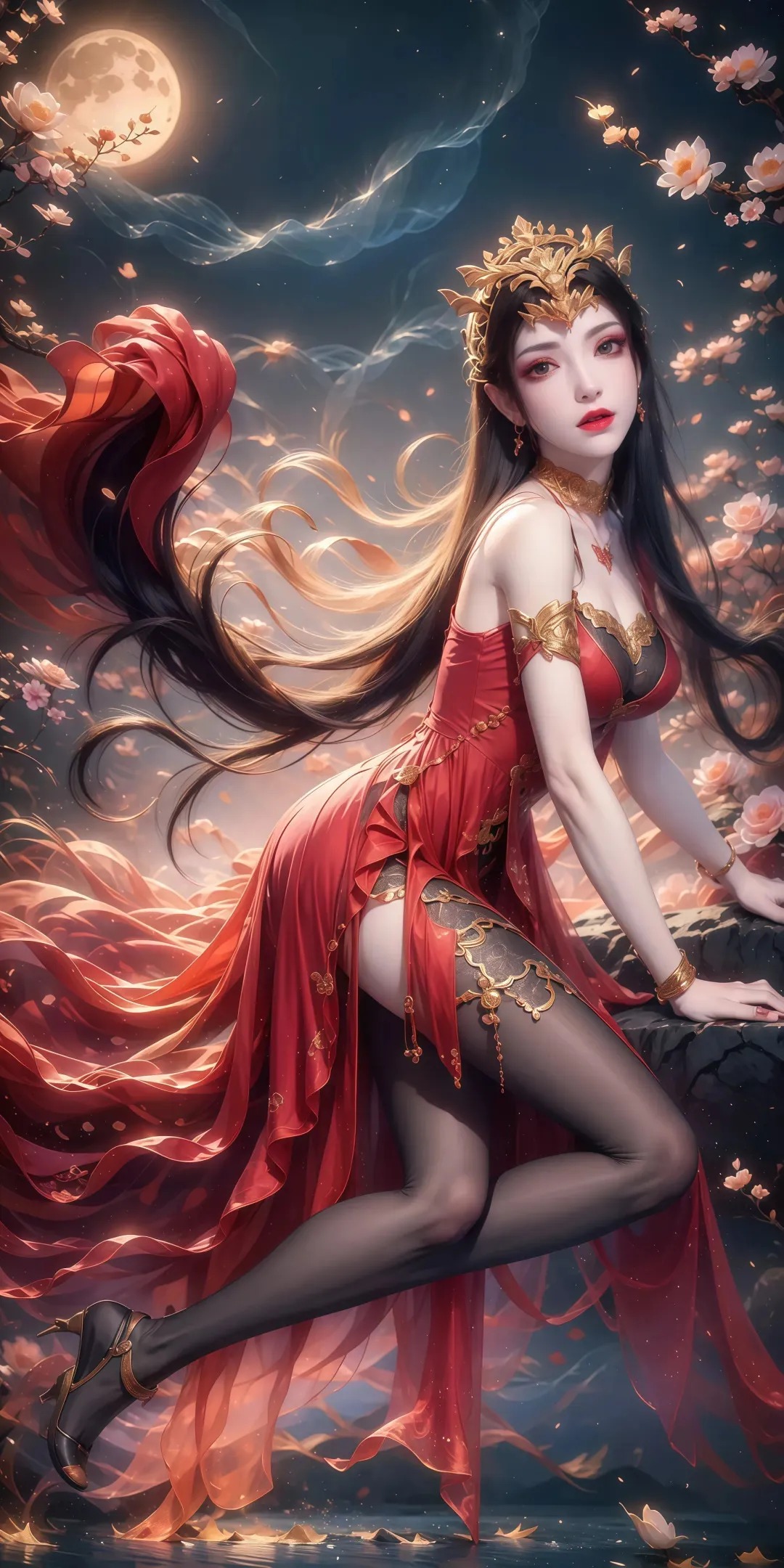 《斗破苍穹》美杜莎高清图片 适配手机壁纸、屏保、锁屏 国漫美杜莎角色形象图_101