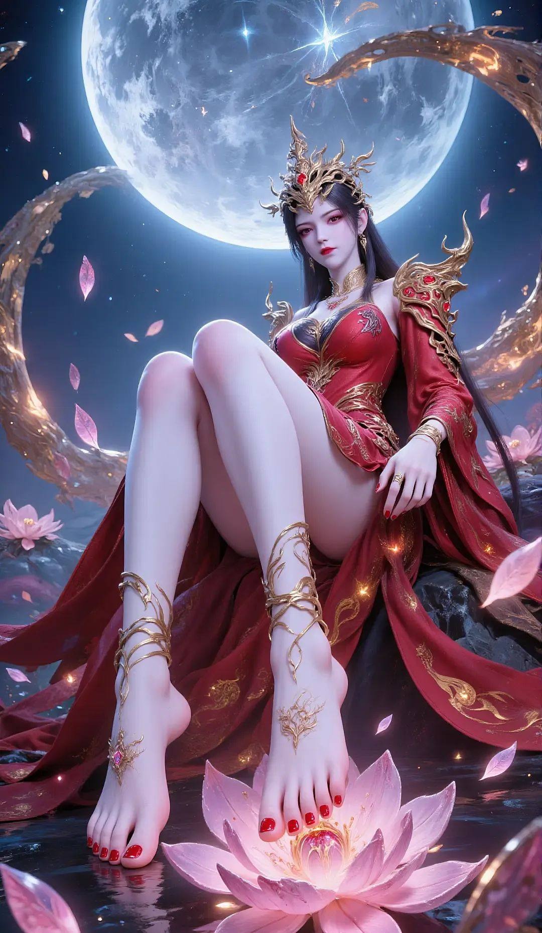 《斗破苍穹》美杜莎高清图片 适配手机壁纸、屏保、锁屏 国漫美杜莎角色形象图_99