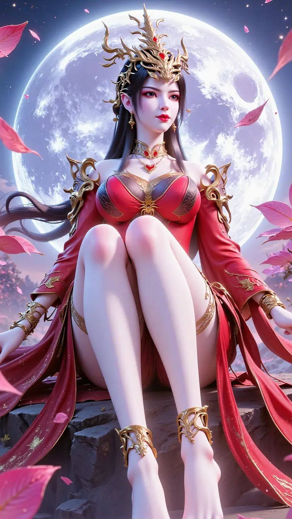 《斗破苍穹》美杜莎高清图片 适配手机壁纸、屏保、锁屏 国漫美杜莎角色形象图_91