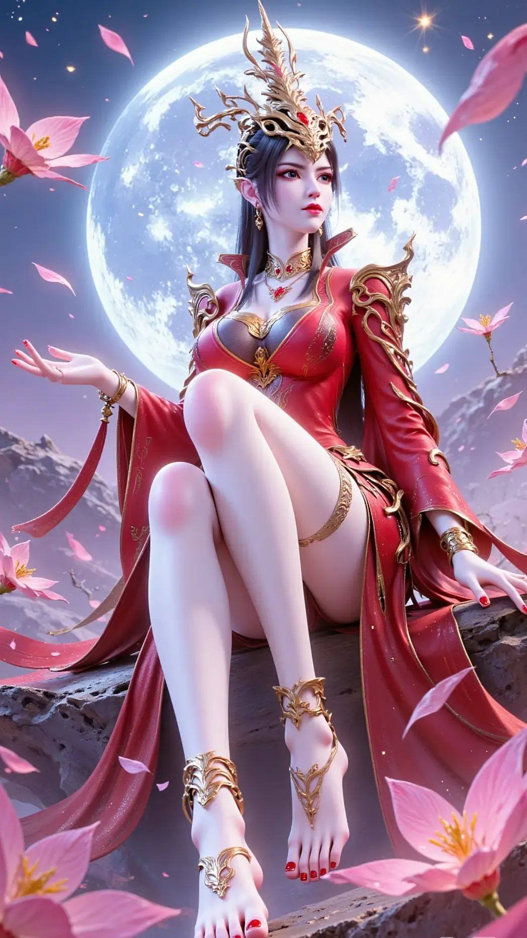 《斗破苍穹》美杜莎高清图片 适配手机壁纸、屏保、锁屏 国漫美杜莎角色形象图_73