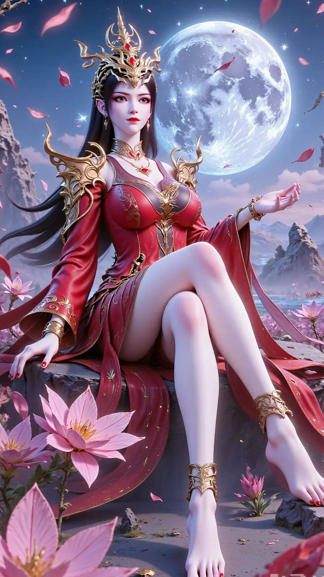 《斗破苍穹》美杜莎高清图片 适配手机壁纸、屏保、锁屏 国漫美杜莎角色形象图_71