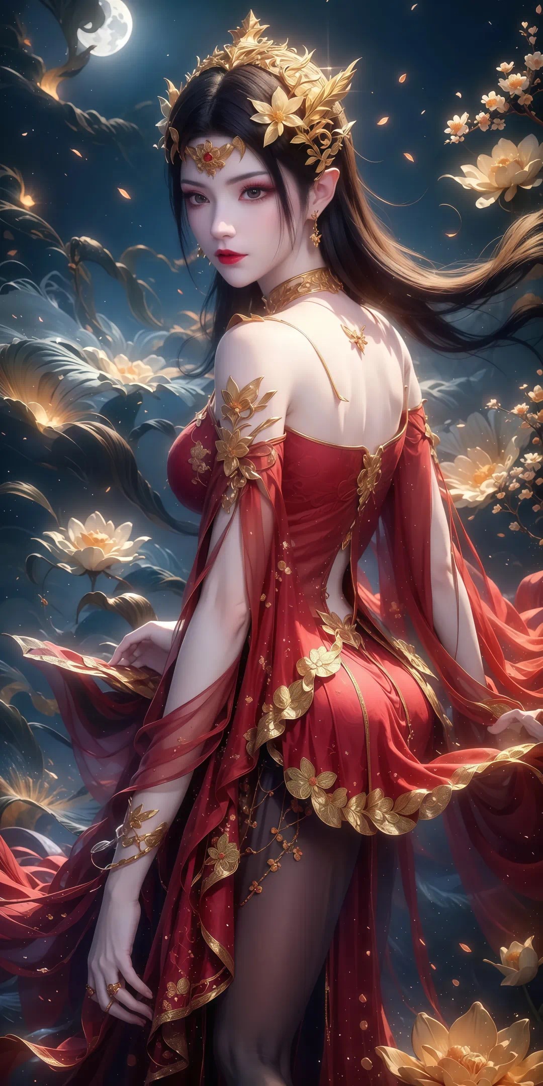 《斗破苍穹》美杜莎高清图片 适配手机壁纸、屏保、锁屏 国漫美杜莎角色形象图_63