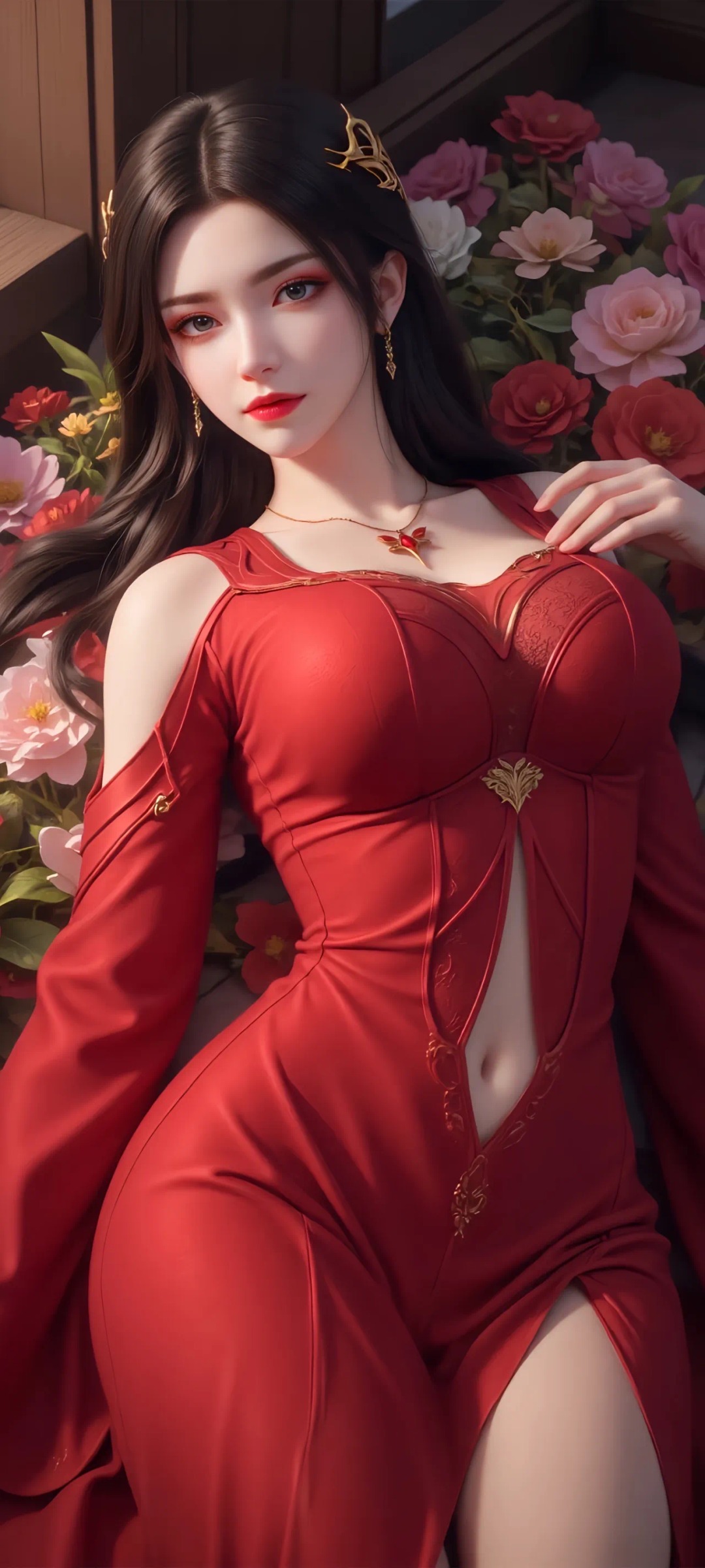 《斗破苍穹》美杜莎高清图片 适配手机壁纸、屏保、锁屏 国漫美杜莎角色形象图_60