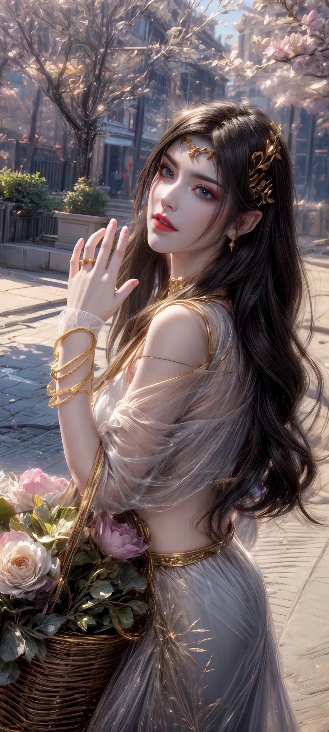 《斗破苍穹》美杜莎高清图片 适配手机壁纸、屏保、锁屏 国漫美杜莎角色形象图_53