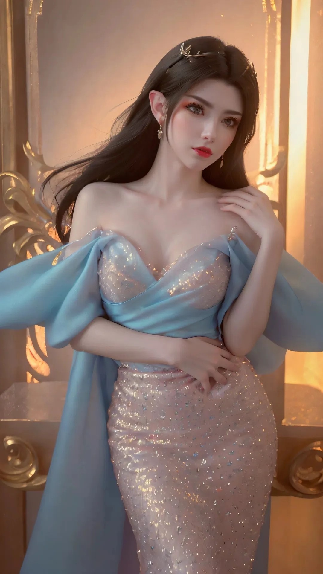 《斗破苍穹》美杜莎高清图片 适配手机壁纸、屏保、锁屏 国漫美杜莎角色形象图_46