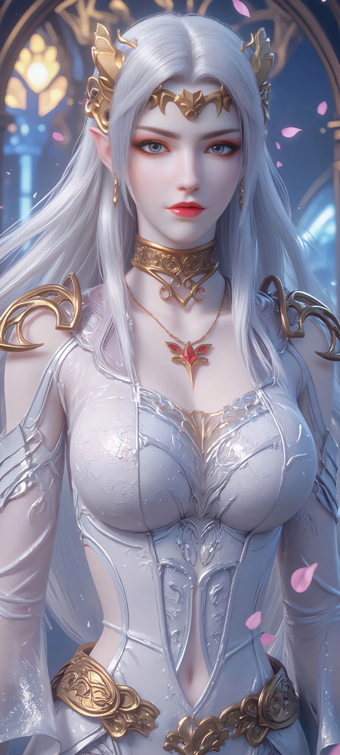 《斗破苍穹》美杜莎高清图片 适配手机壁纸、屏保、锁屏 国漫美杜莎角色形象图_39