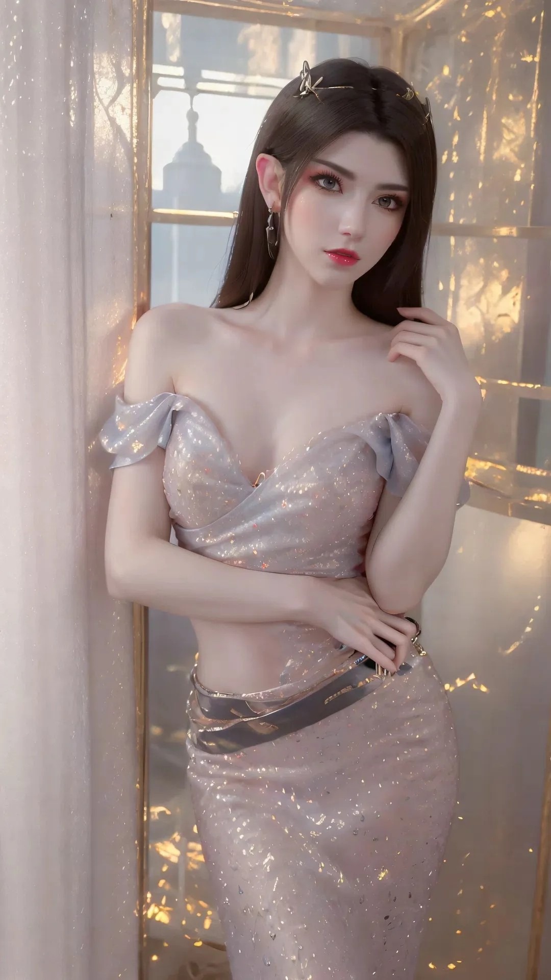 《斗破苍穹》美杜莎高清图片 适配手机壁纸、屏保、锁屏 国漫美杜莎角色形象图_38