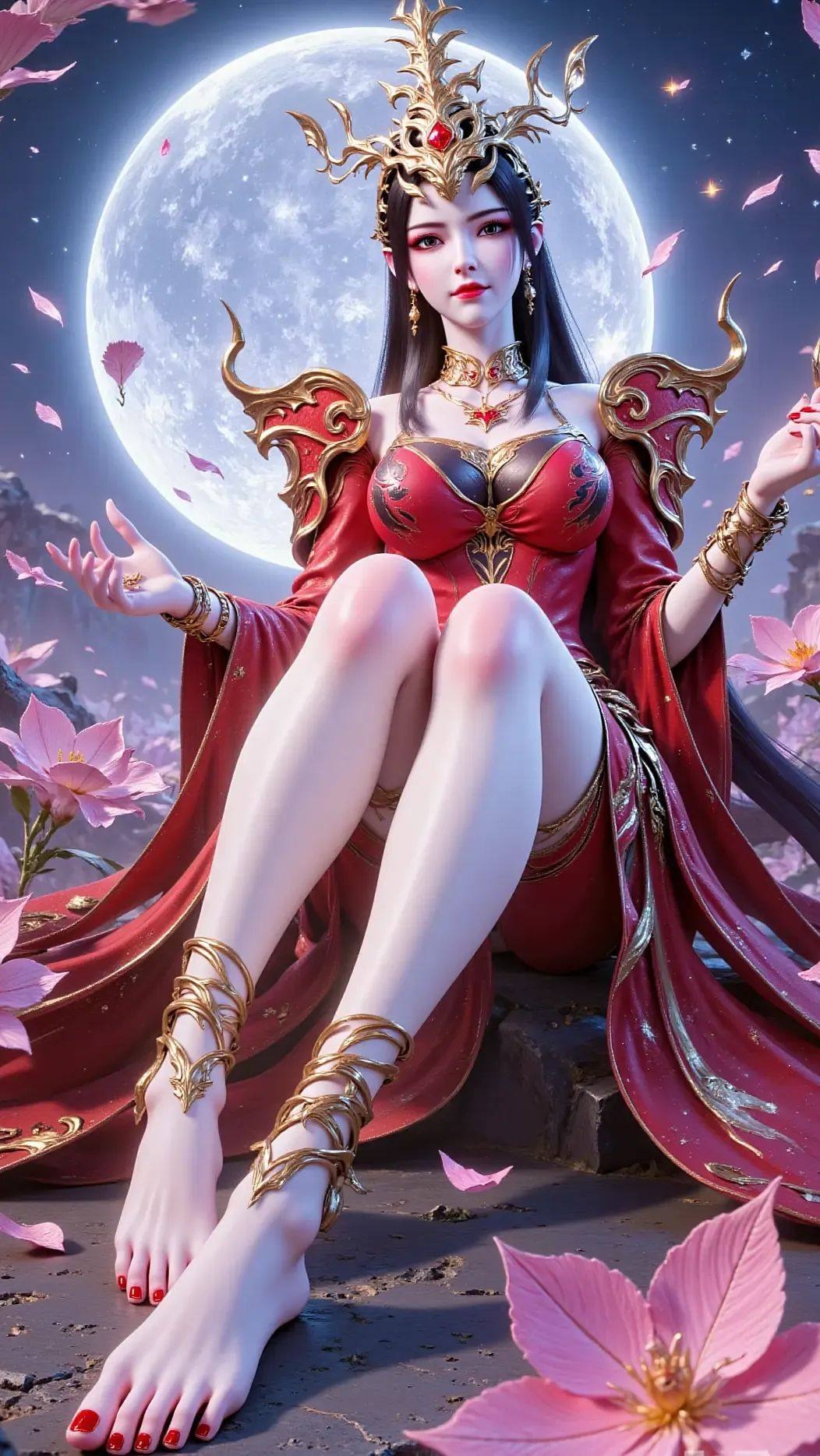 《斗破苍穹》美杜莎高清图片 适配手机壁纸、屏保、锁屏 国漫美杜莎角色形象图_35