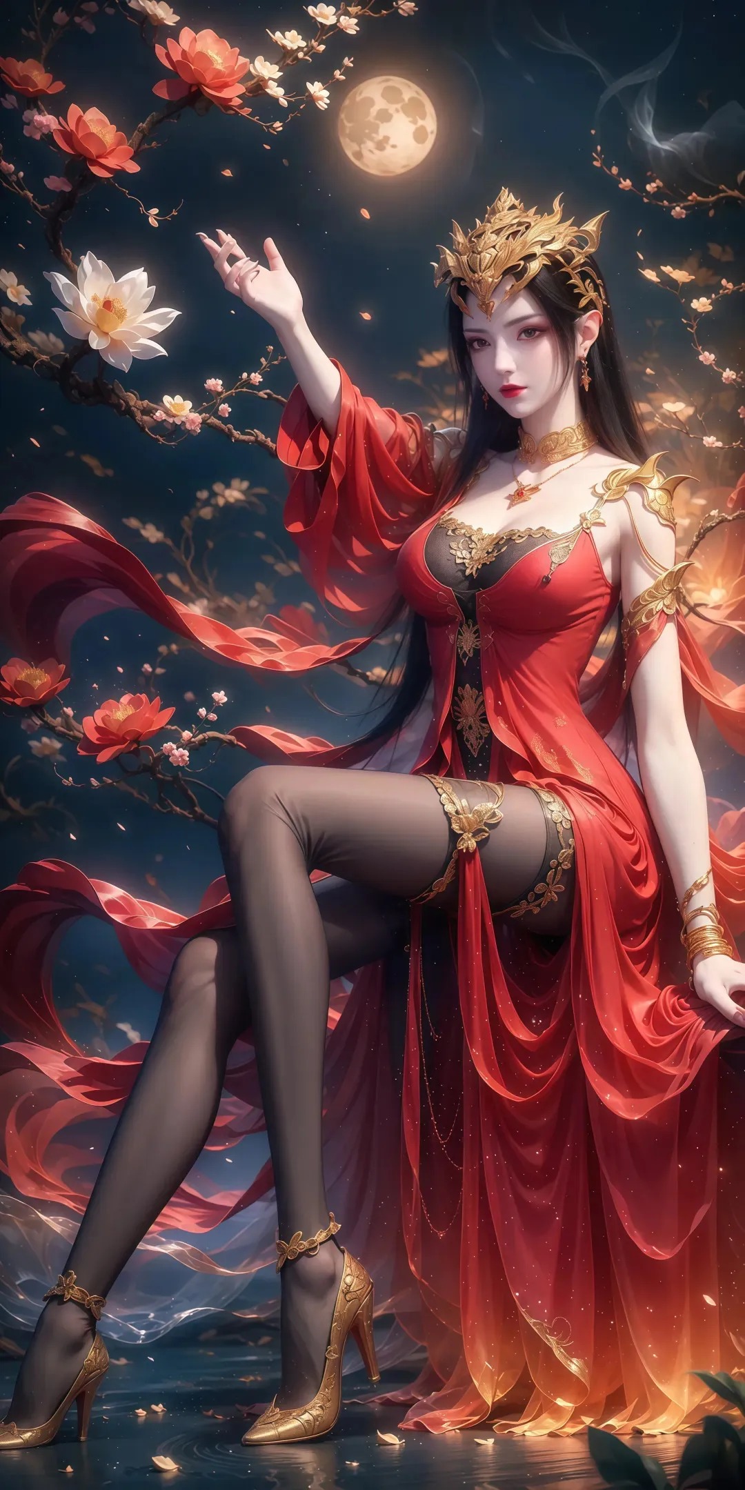 《斗破苍穹》美杜莎高清图片 适配手机壁纸、屏保、锁屏 国漫美杜莎角色形象图_24