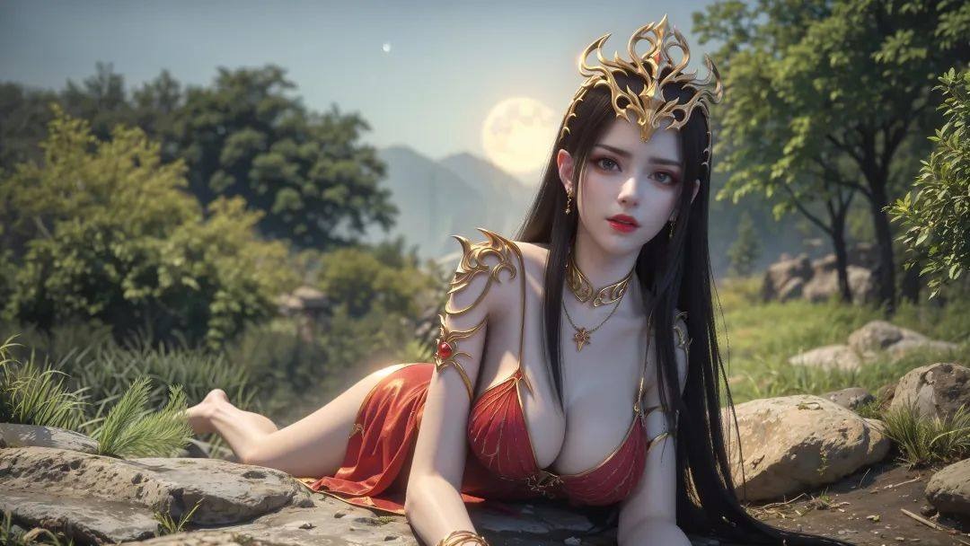 《斗破苍穹》美杜莎高清图片 适配手机壁纸、屏保、锁屏 国漫美杜莎角色形象图_20