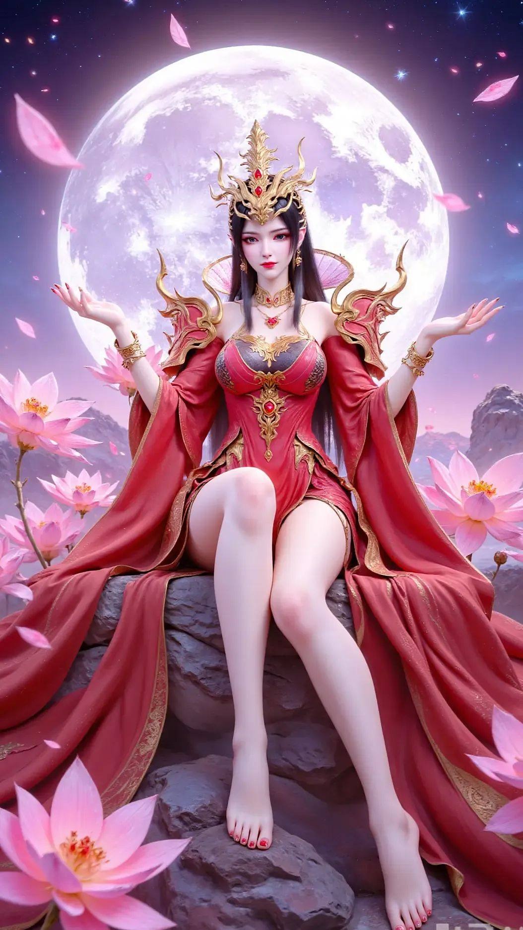 《斗破苍穹》美杜莎高清图片 适配手机壁纸、屏保、锁屏 国漫美杜莎角色形象图_06