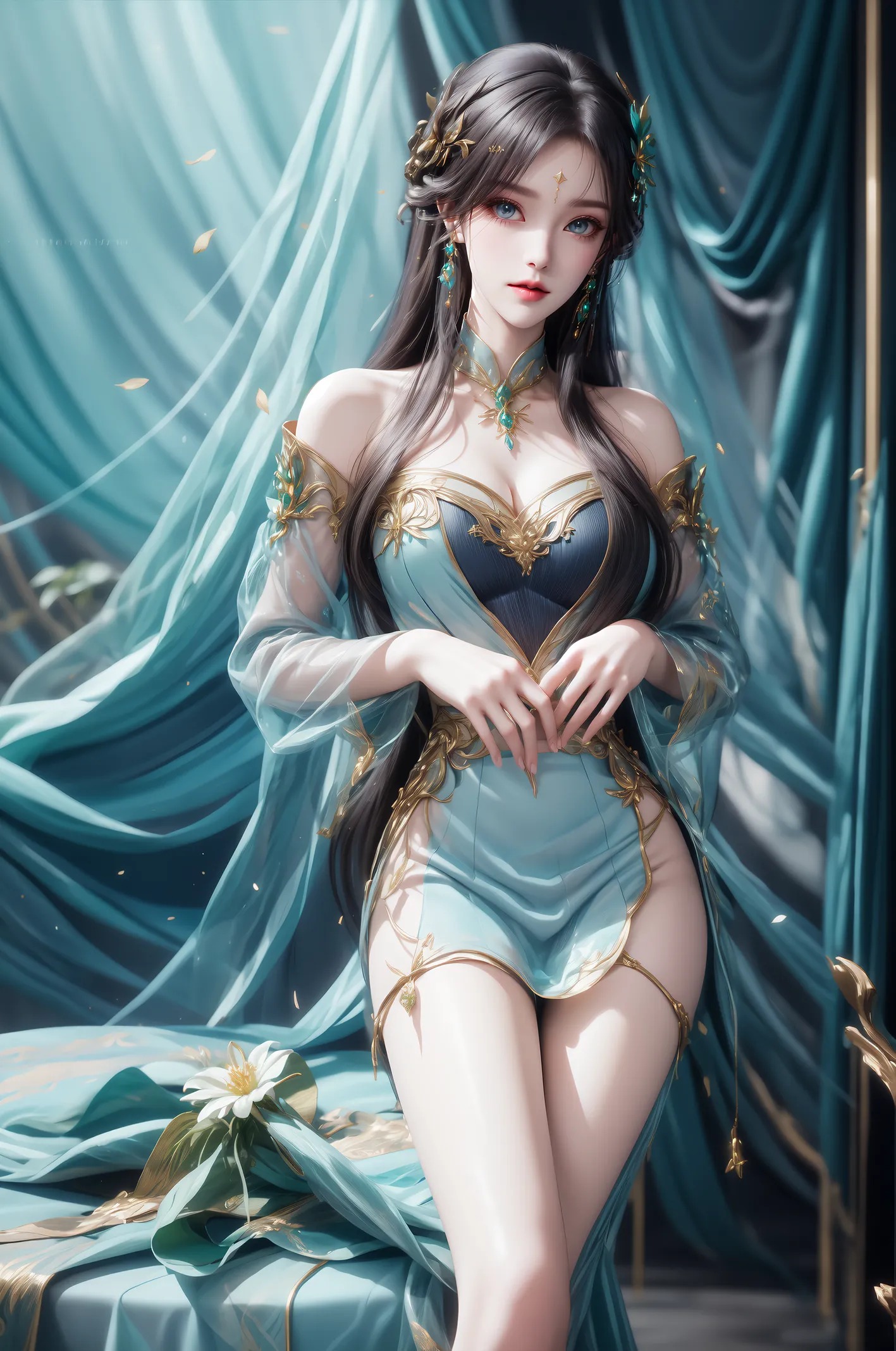 《斗破苍穹》萧薰儿高清图片 适配手机壁纸、屏保、锁屏 国漫萧薰儿角色形象图_25