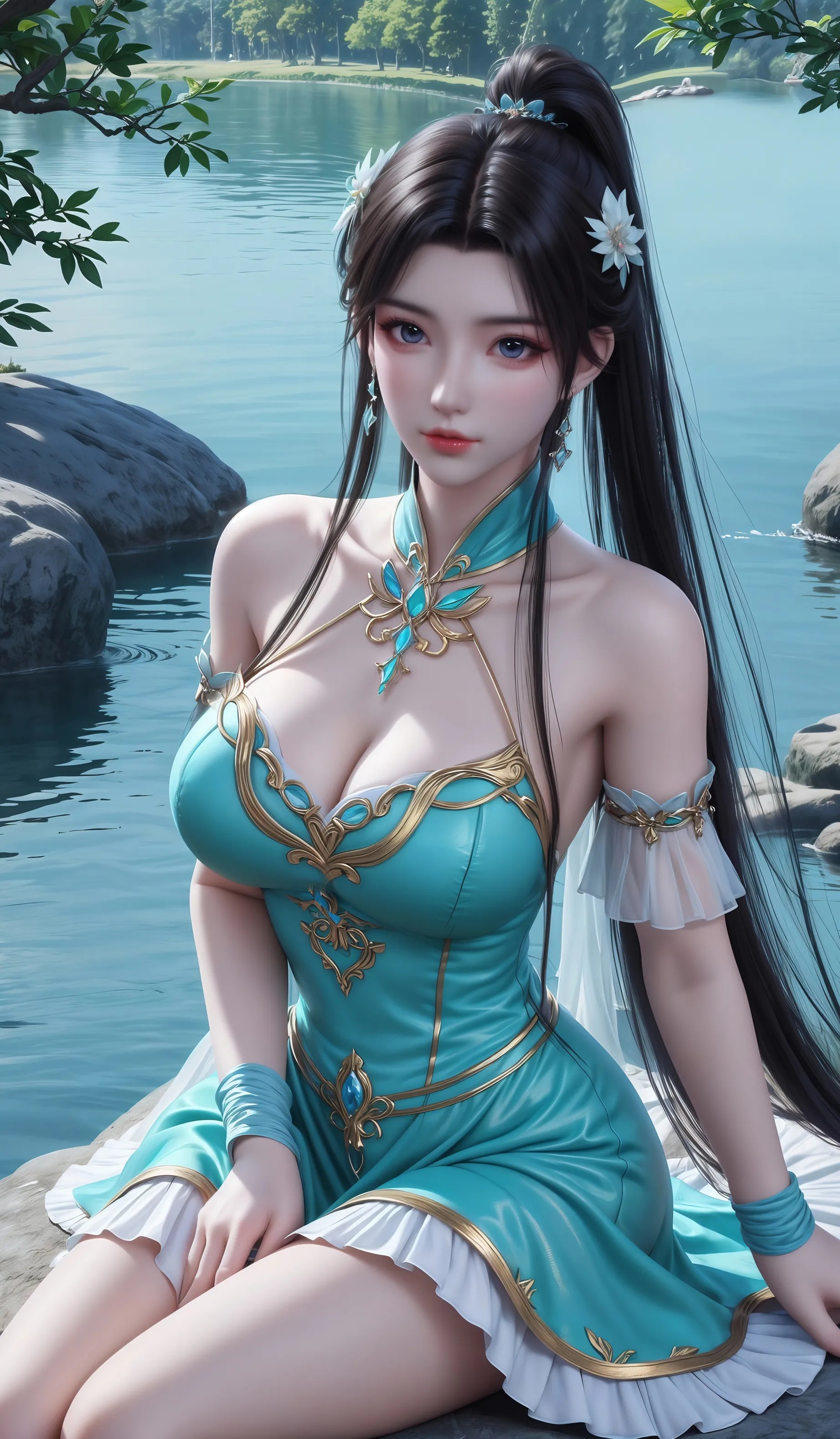 《斗破苍穹》萧薰儿高清图片 适配手机壁纸、屏保、锁屏 国漫萧薰儿角色形象图_23