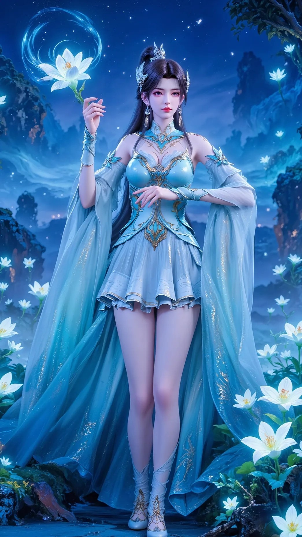 《斗破苍穹》萧薰儿高清图片 适配手机壁纸、屏保、锁屏 国漫萧薰儿角色形象图_18