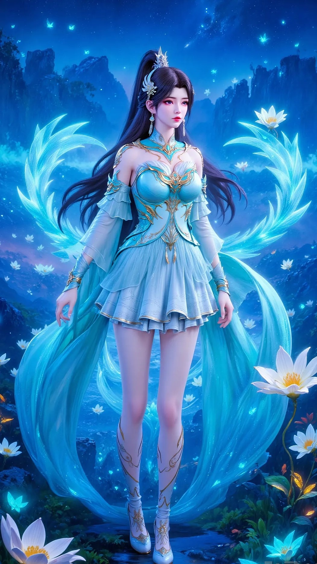 《斗破苍穹》萧薰儿高清图片 适配手机壁纸、屏保、锁屏 国漫萧薰儿角色形象图_15