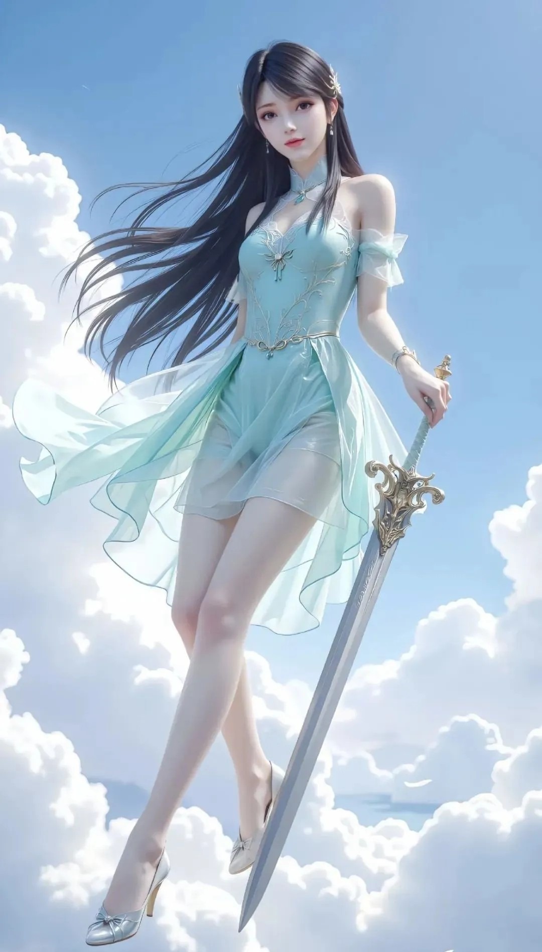 《斗破苍穹》萧薰儿高清图片 适配手机壁纸、屏保、锁屏 国漫萧薰儿角色形象图_13