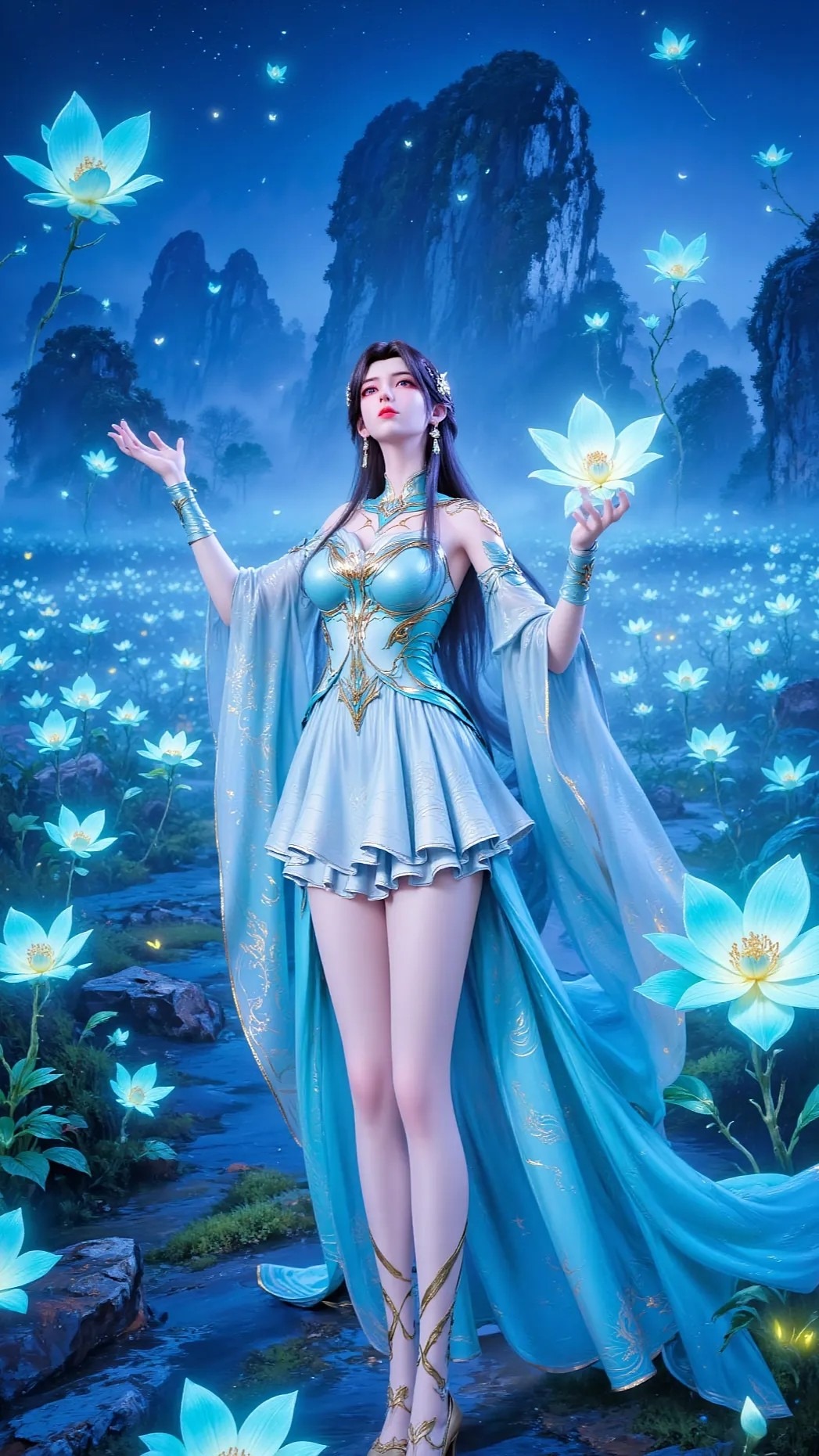 《斗破苍穹》萧薰儿高清图片 适配手机壁纸、屏保、锁屏 国漫萧薰儿角色形象图_10