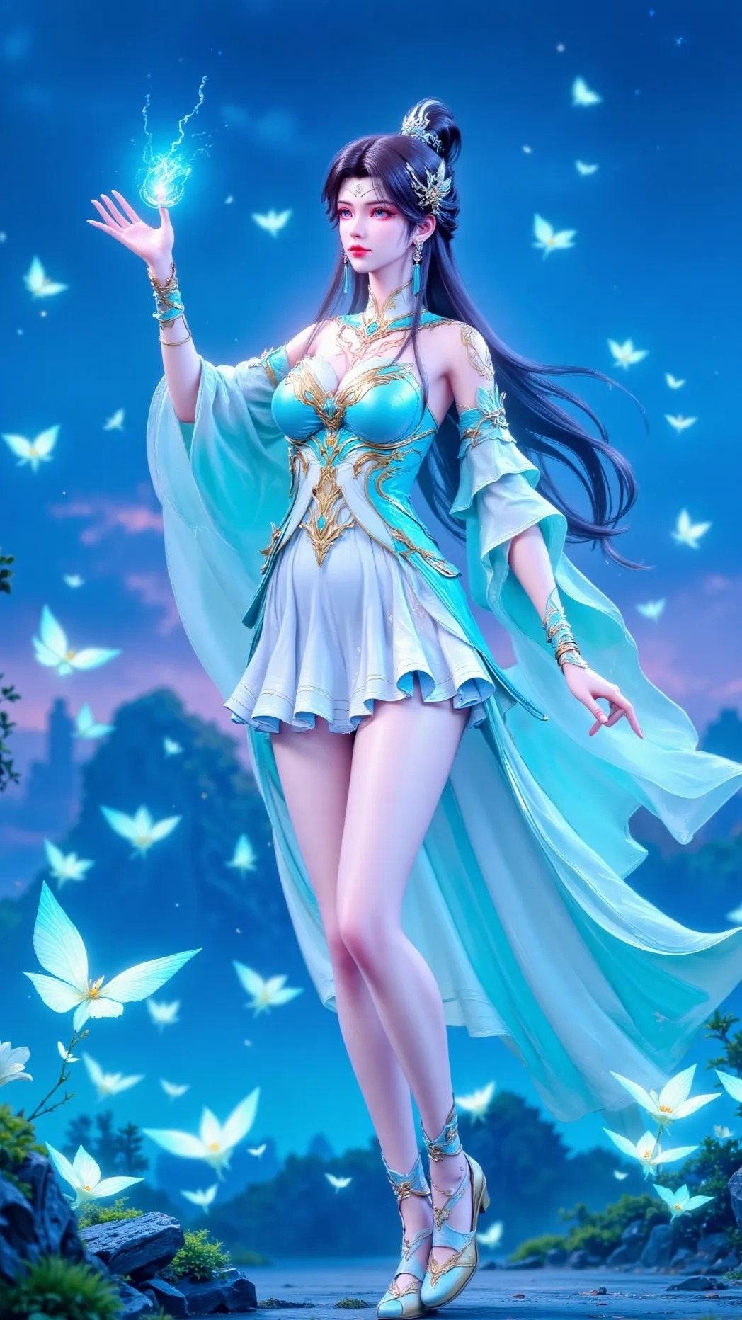 《斗破苍穹》萧薰儿高清图片 适配手机壁纸、屏保、锁屏 国漫萧薰儿角色形象图_03