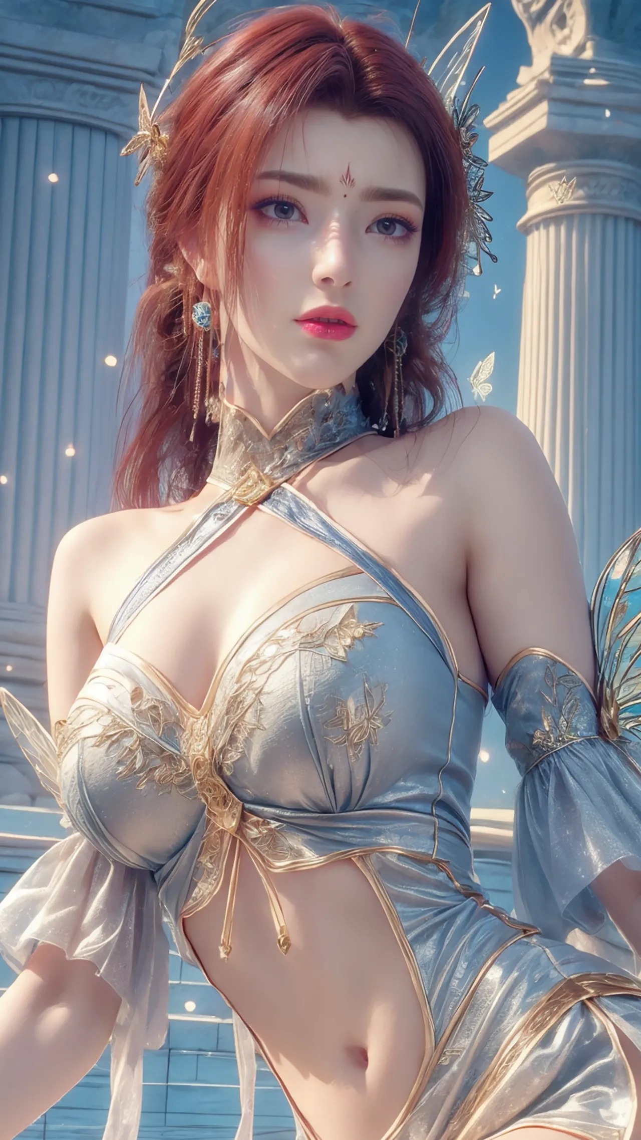 《斗破苍穹》雅妃高清图片 适配手机壁纸、屏保、锁屏 国漫雅妃角色形象图_20