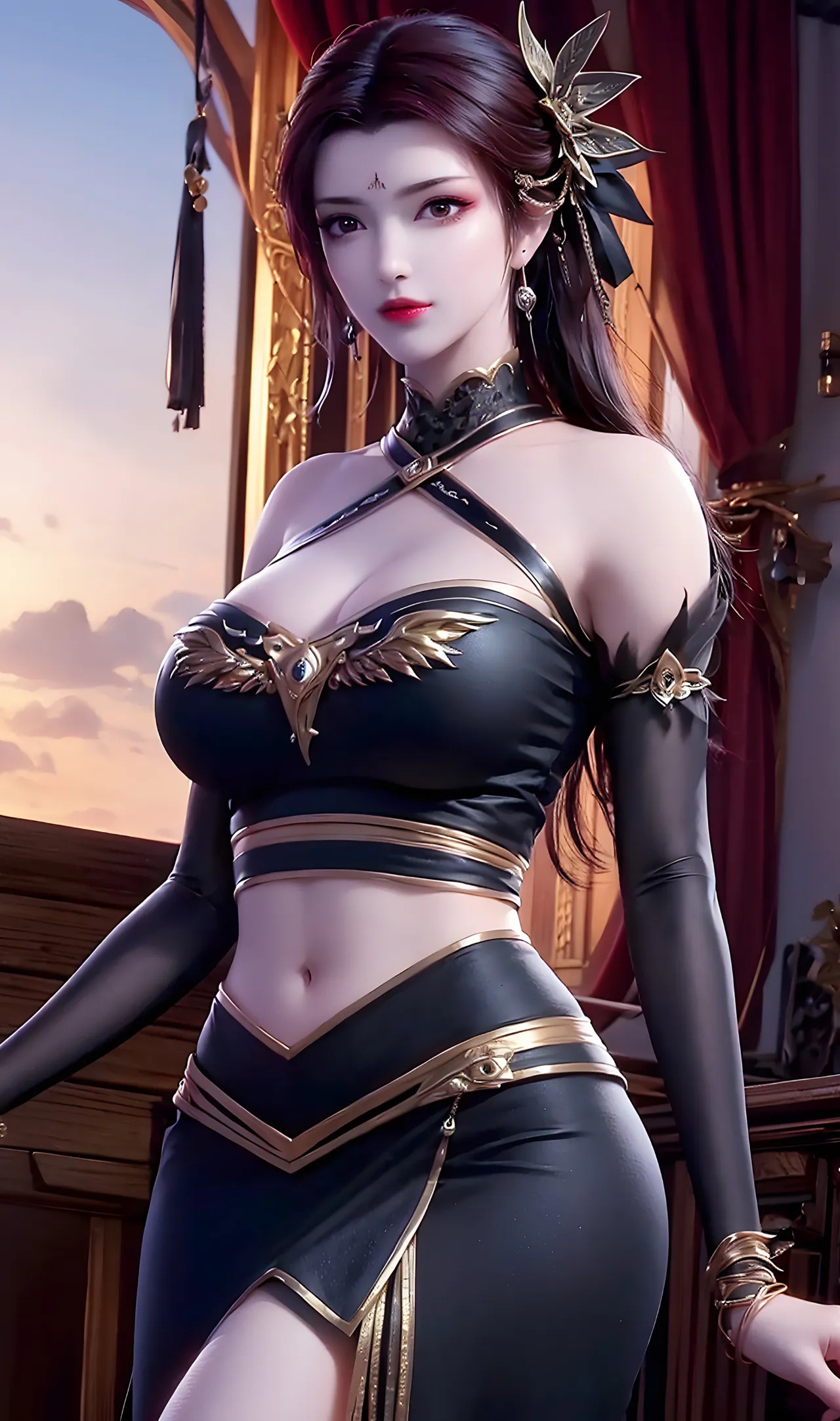 《斗破苍穹》雅妃高清图片 适配手机壁纸、屏保、锁屏 国漫雅妃角色形象图_18