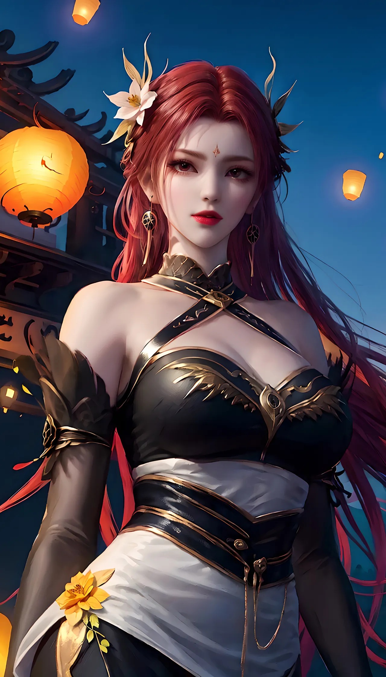 《斗破苍穹》雅妃高清图片 适配手机壁纸、屏保、锁屏 国漫雅妃角色形象图_17