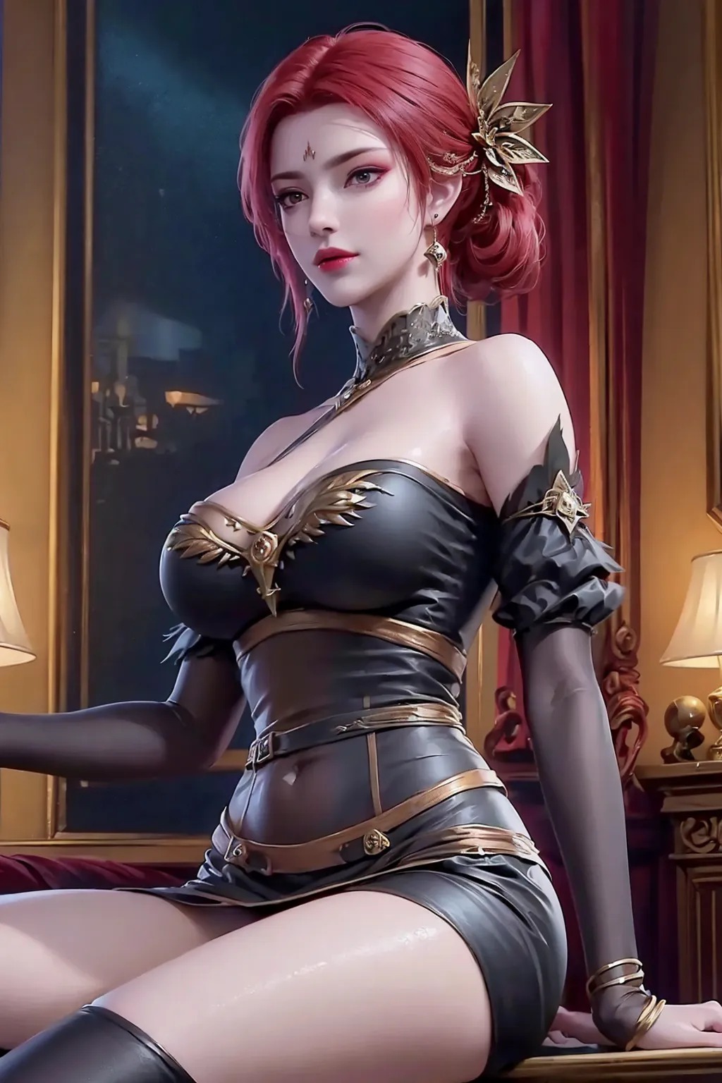 《斗破苍穹》雅妃高清图片 适配手机壁纸、屏保、锁屏 国漫雅妃角色形象图_16