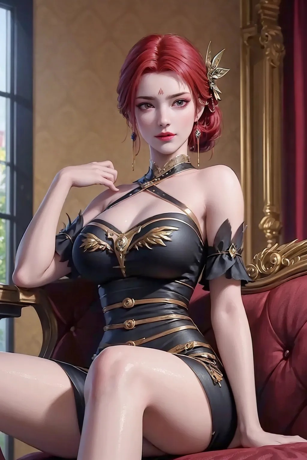 《斗破苍穹》雅妃高清图片 适配手机壁纸、屏保、锁屏 国漫雅妃角色形象图_09