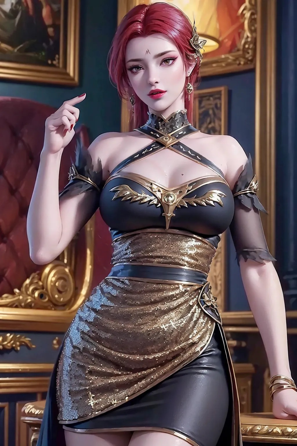 《斗破苍穹》雅妃高清图片 适配手机壁纸、屏保、锁屏 国漫雅妃角色形象图_07