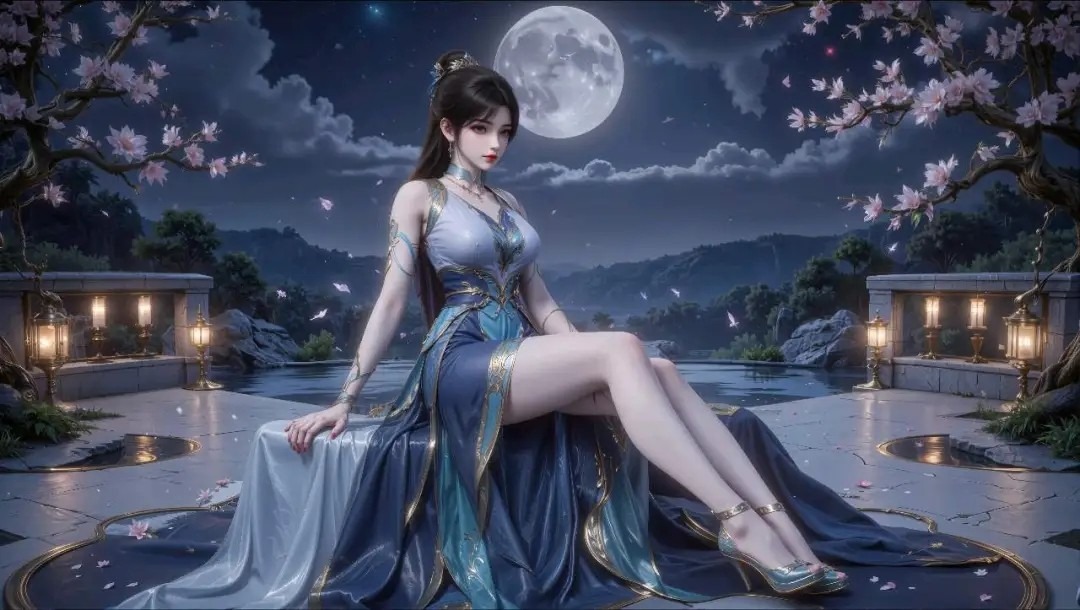 《斗破苍穹》青鳞高清图片 适配手机壁纸、屏保、锁屏 国漫青鳞角色形象图_18