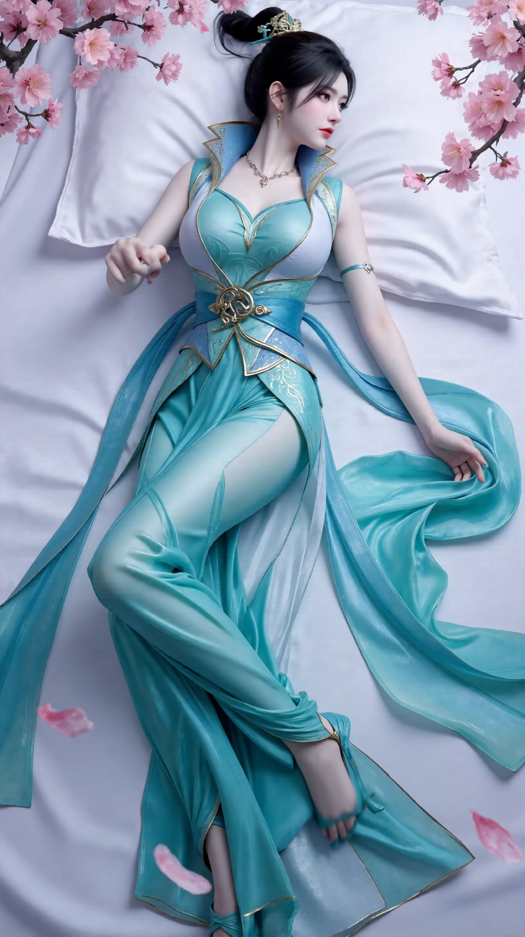 《斗破苍穹》青鳞高清图片 适配手机壁纸、屏保、锁屏 国漫青鳞角色形象图_16