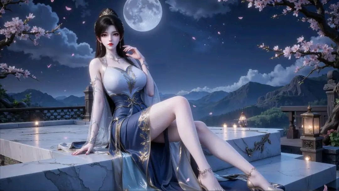 《斗破苍穹》青鳞高清图片 适配手机壁纸、屏保、锁屏 国漫青鳞角色形象图_12