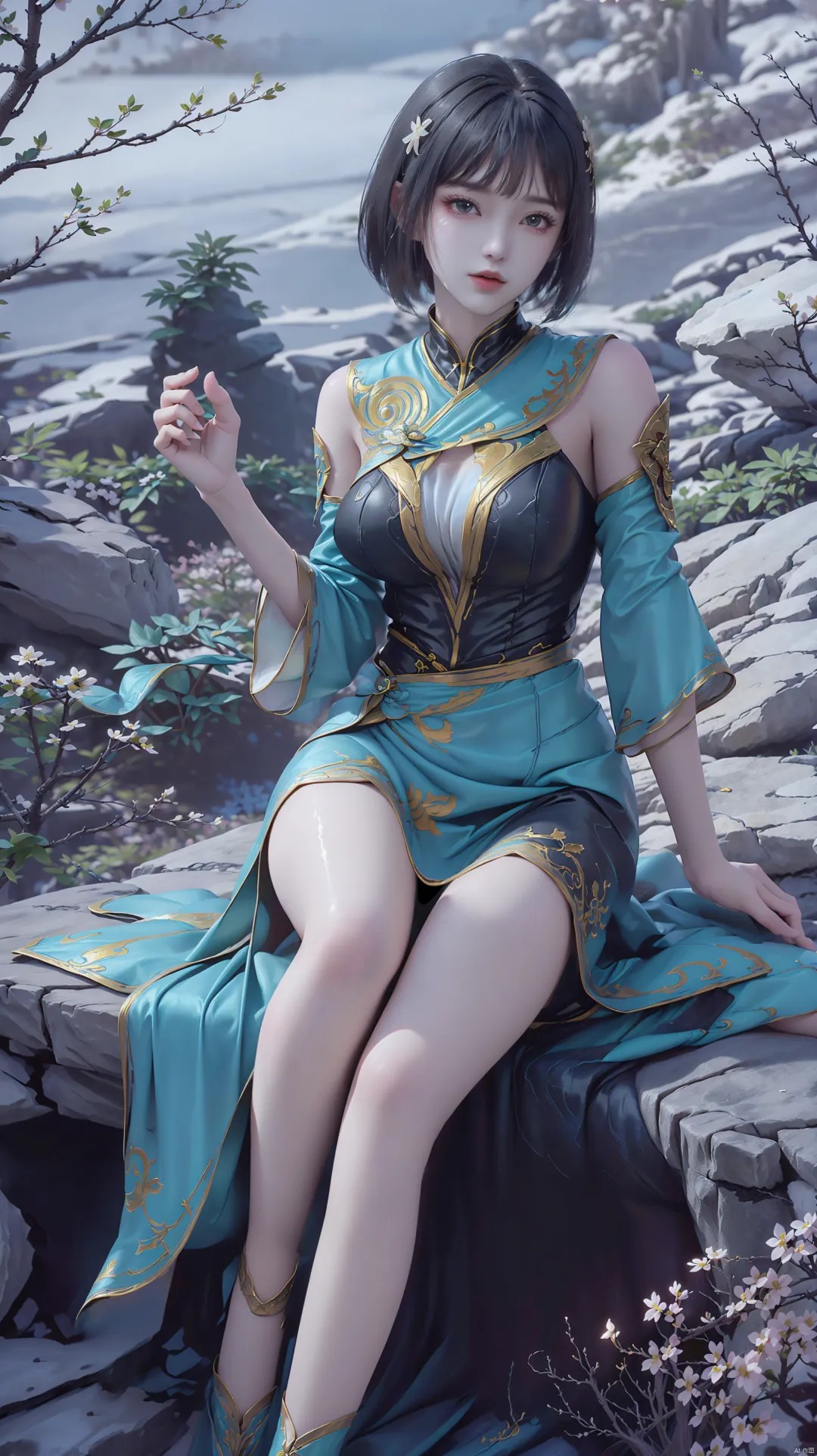 《斗破苍穹》青鸾高清图片 适配手机壁纸、屏保、锁屏 国漫青鸾角色形象图_06