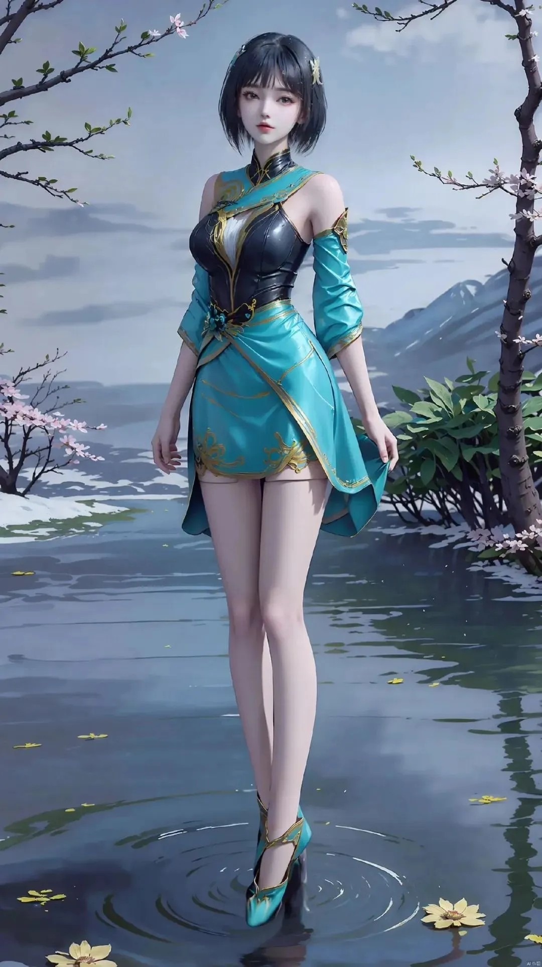 《斗破苍穹》青鸾高清图片 适配手机壁纸、屏保、锁屏 国漫青鸾角色形象图_05