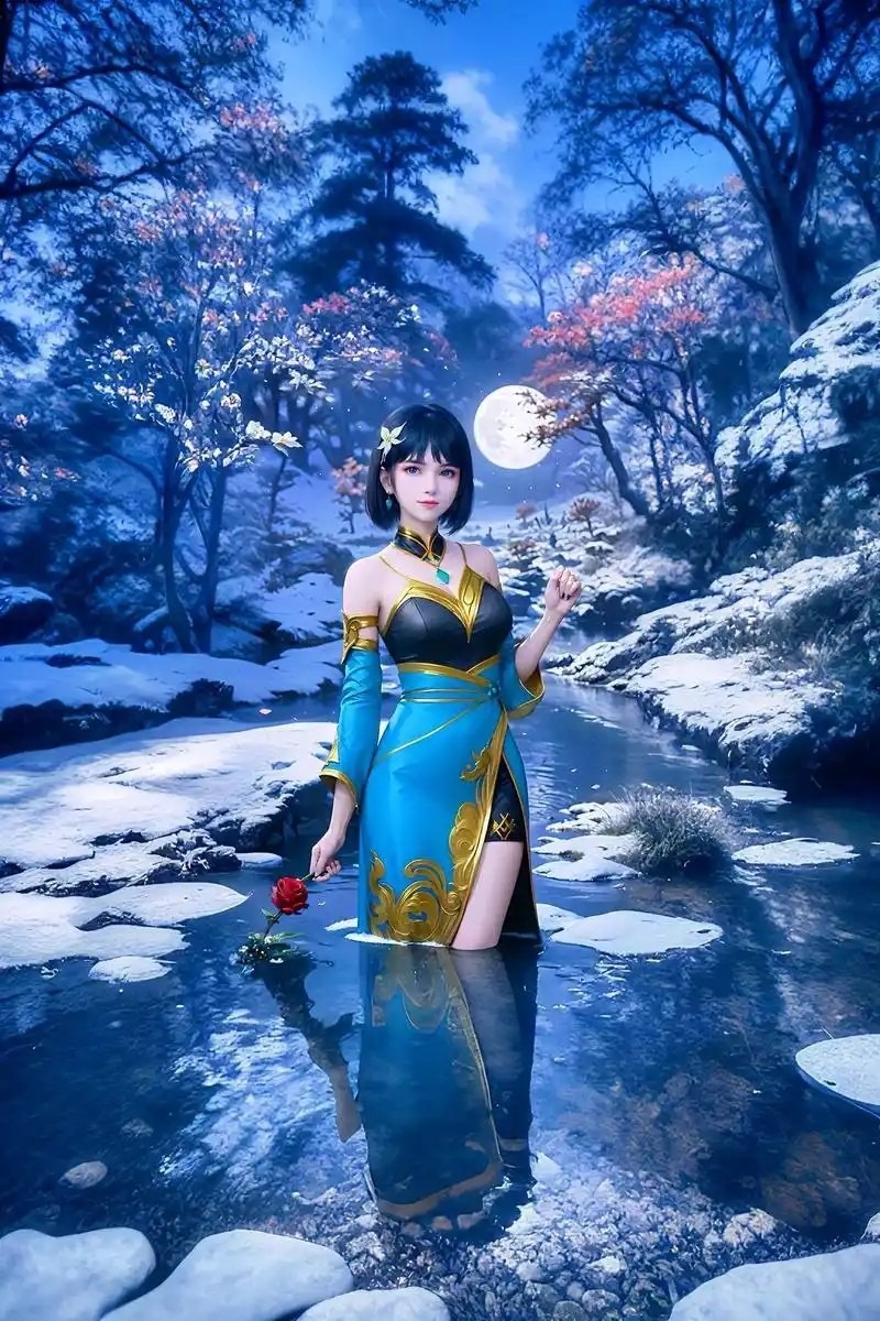 《斗破苍穹》青鸾高清图片 适配手机壁纸、屏保、锁屏 国漫青鸾角色形象图_03