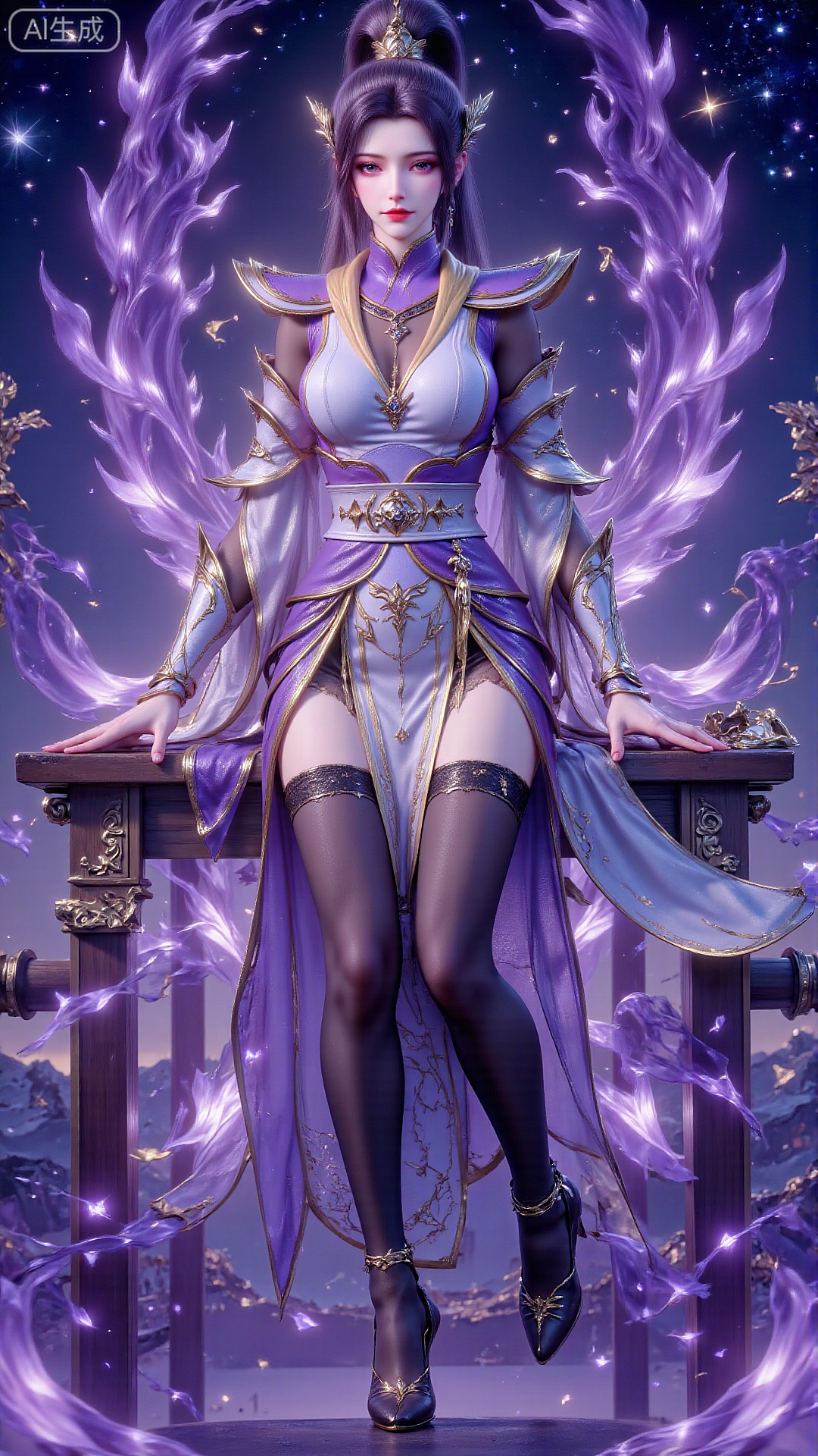 《斗破苍穹》韩月高清图片 适配手机壁纸、屏保、锁屏 国漫韩月角色形象图_19