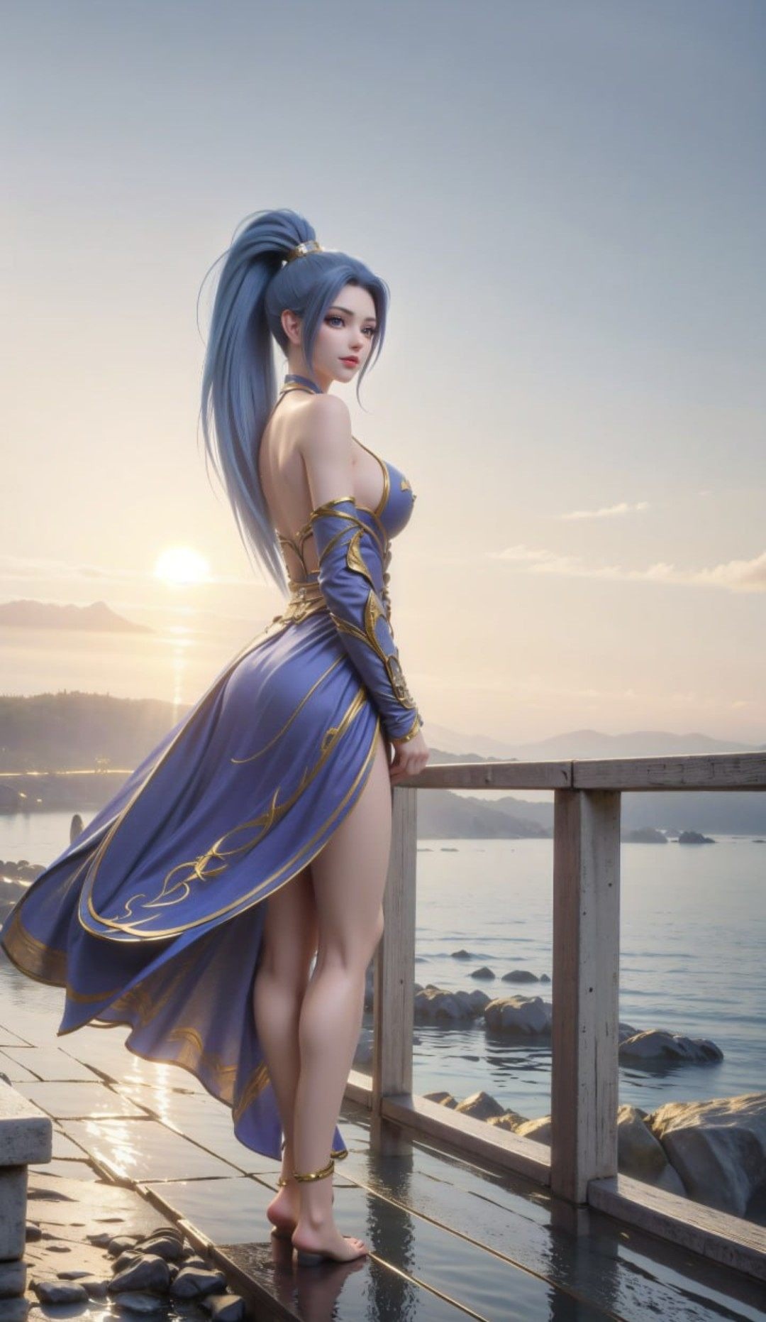 《斗破苍穹》韩月高清图片 适配手机壁纸、屏保、锁屏 国漫韩月角色形象图_11