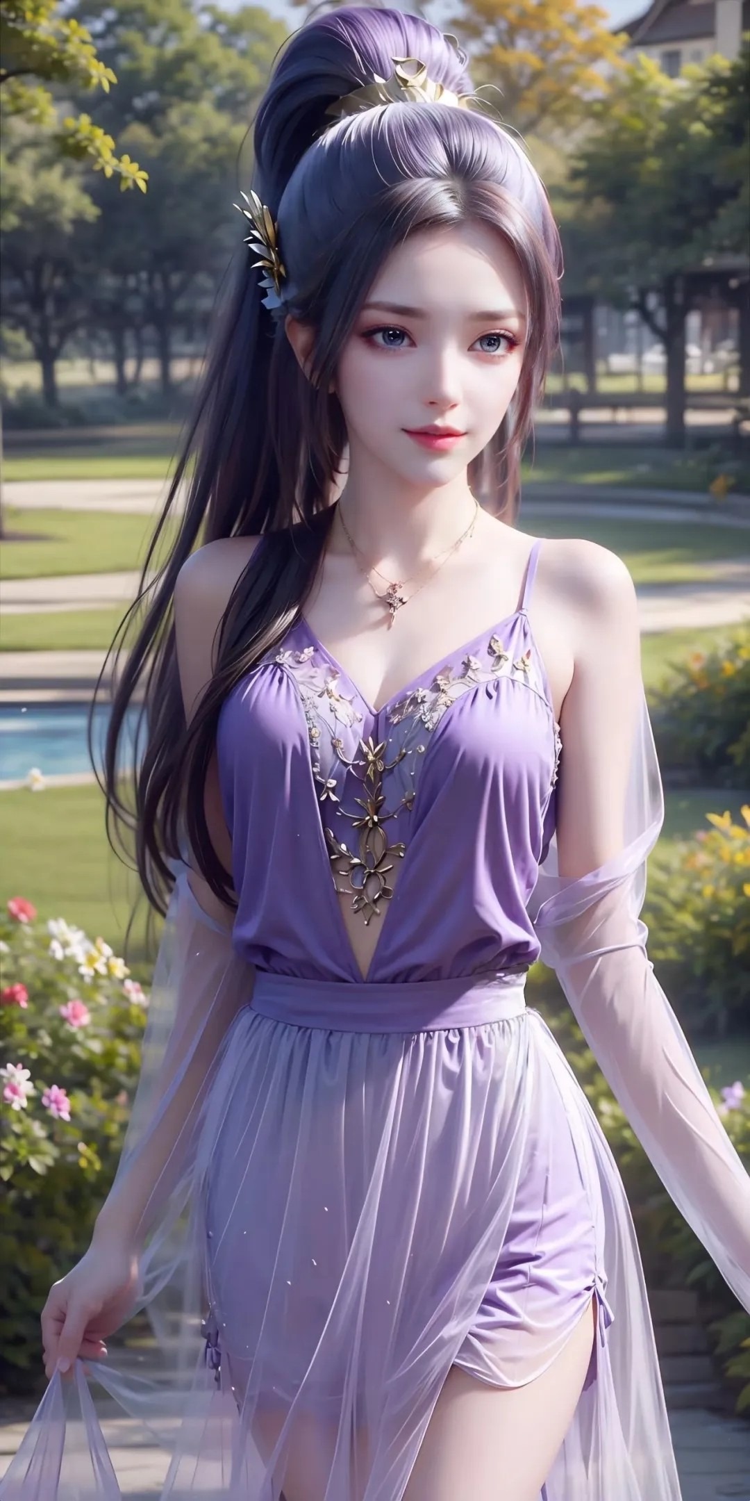 《斗破苍穹》韩月高清图片 适配手机壁纸、屏保、锁屏 国漫韩月角色形象图_09