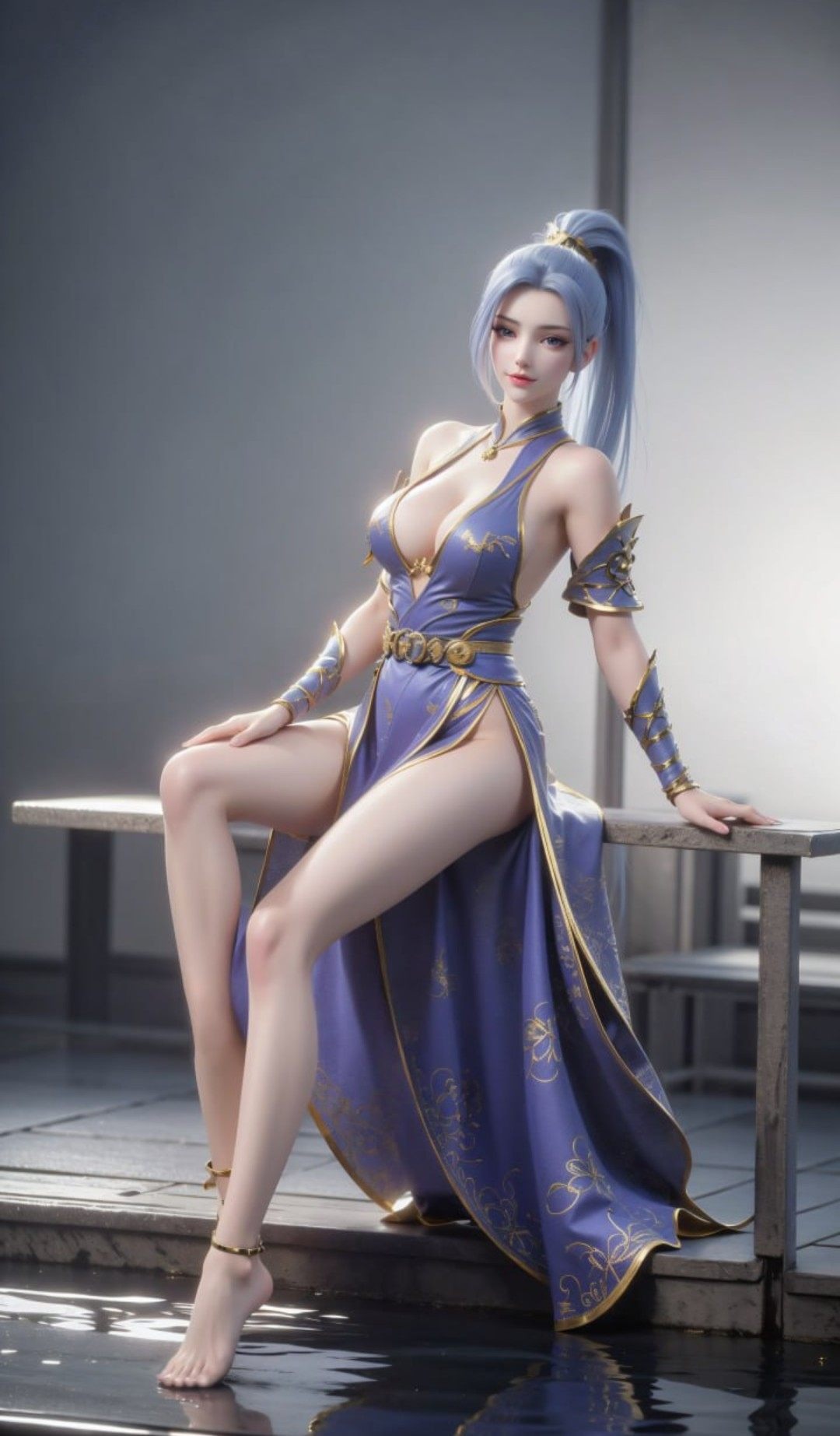 《斗破苍穹》韩月高清图片 适配手机壁纸、屏保、锁屏 国漫韩月角色形象图_03