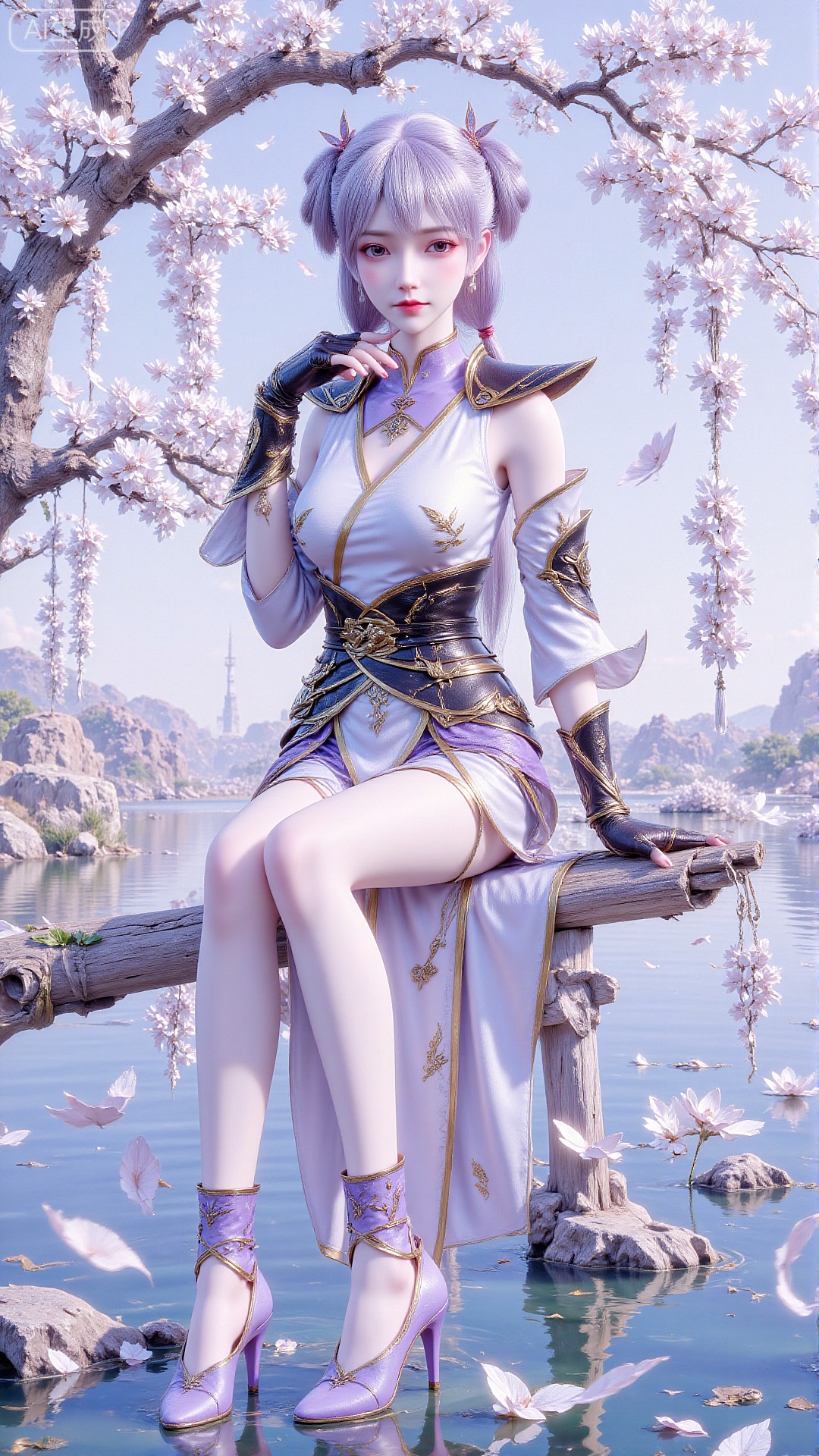 《斗破苍穹》韩雪高清图片 适配手机壁纸、屏保、锁屏 国漫韩雪角色形象图_03