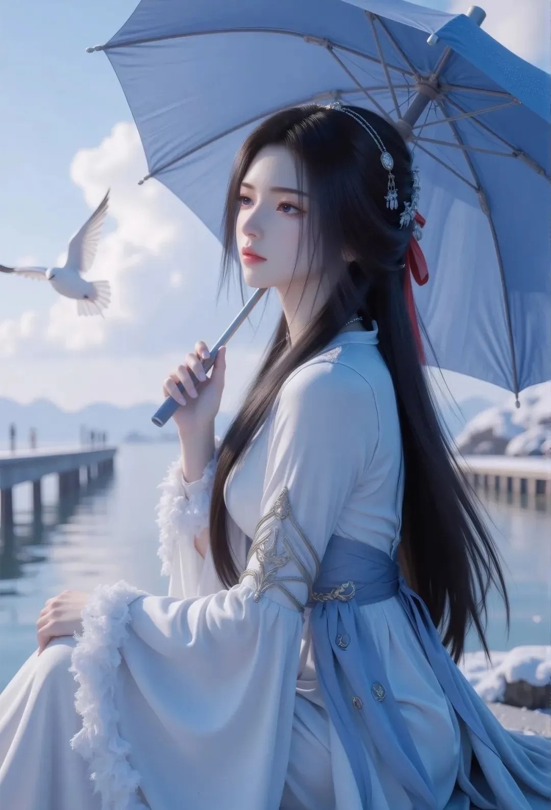 《凡人修仙传》紫灵角色高清手机壁纸 国漫动画人物形象图_25