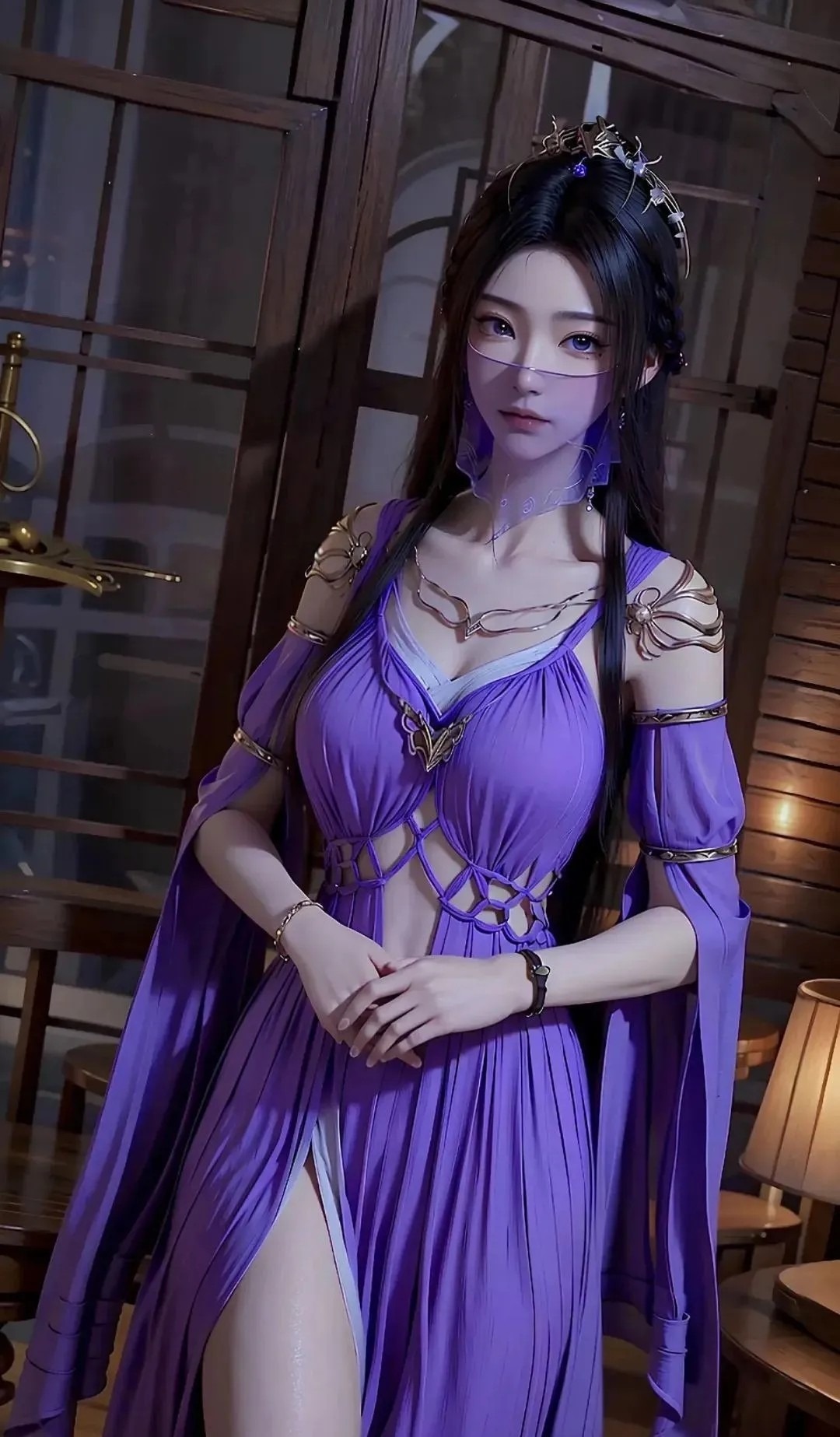 《凡人修仙传》紫灵角色高清手机壁纸 国漫动画人物形象图_24