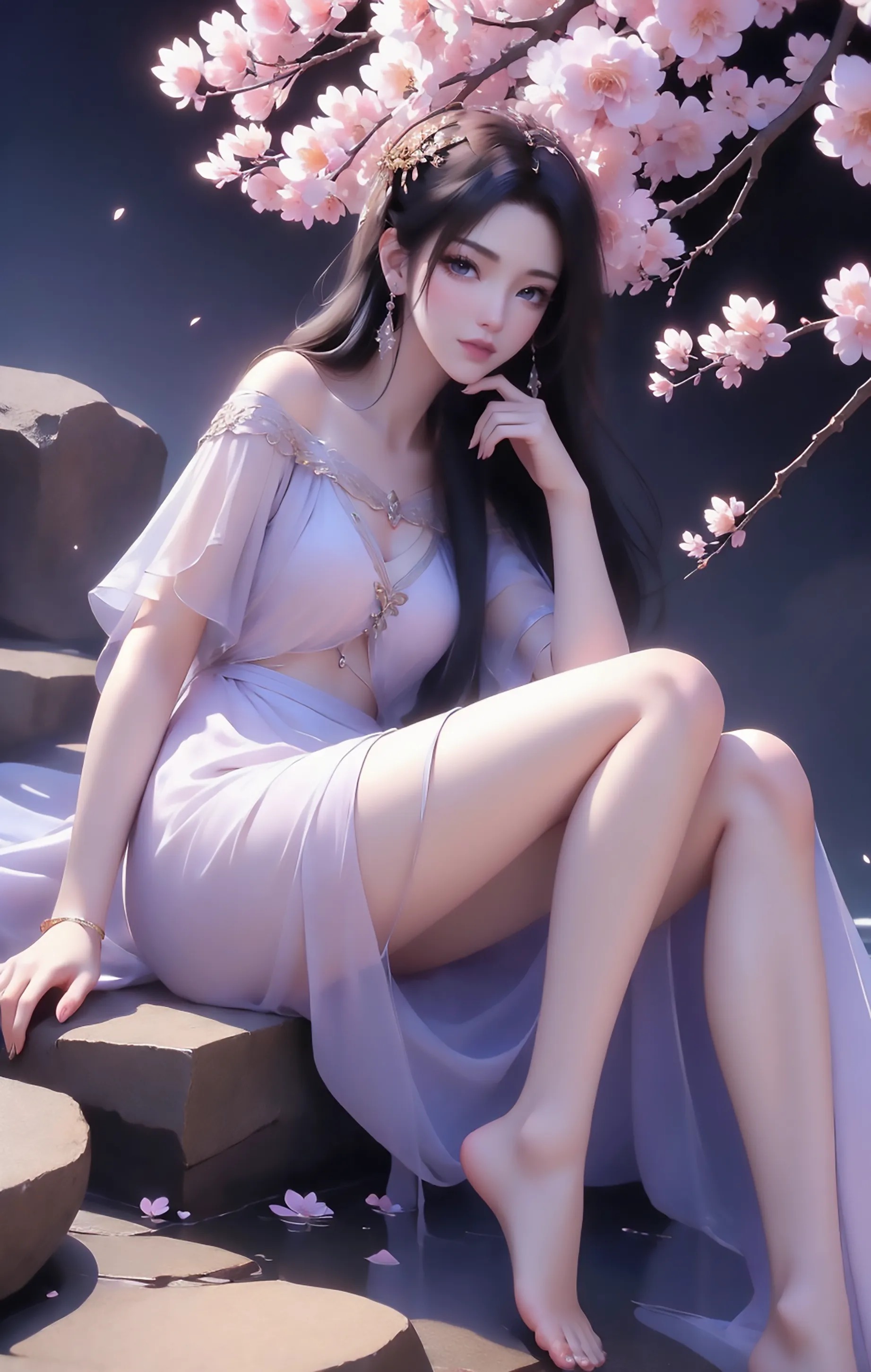 《凡人修仙传》紫灵角色高清手机壁纸 国漫动画人物形象图_19