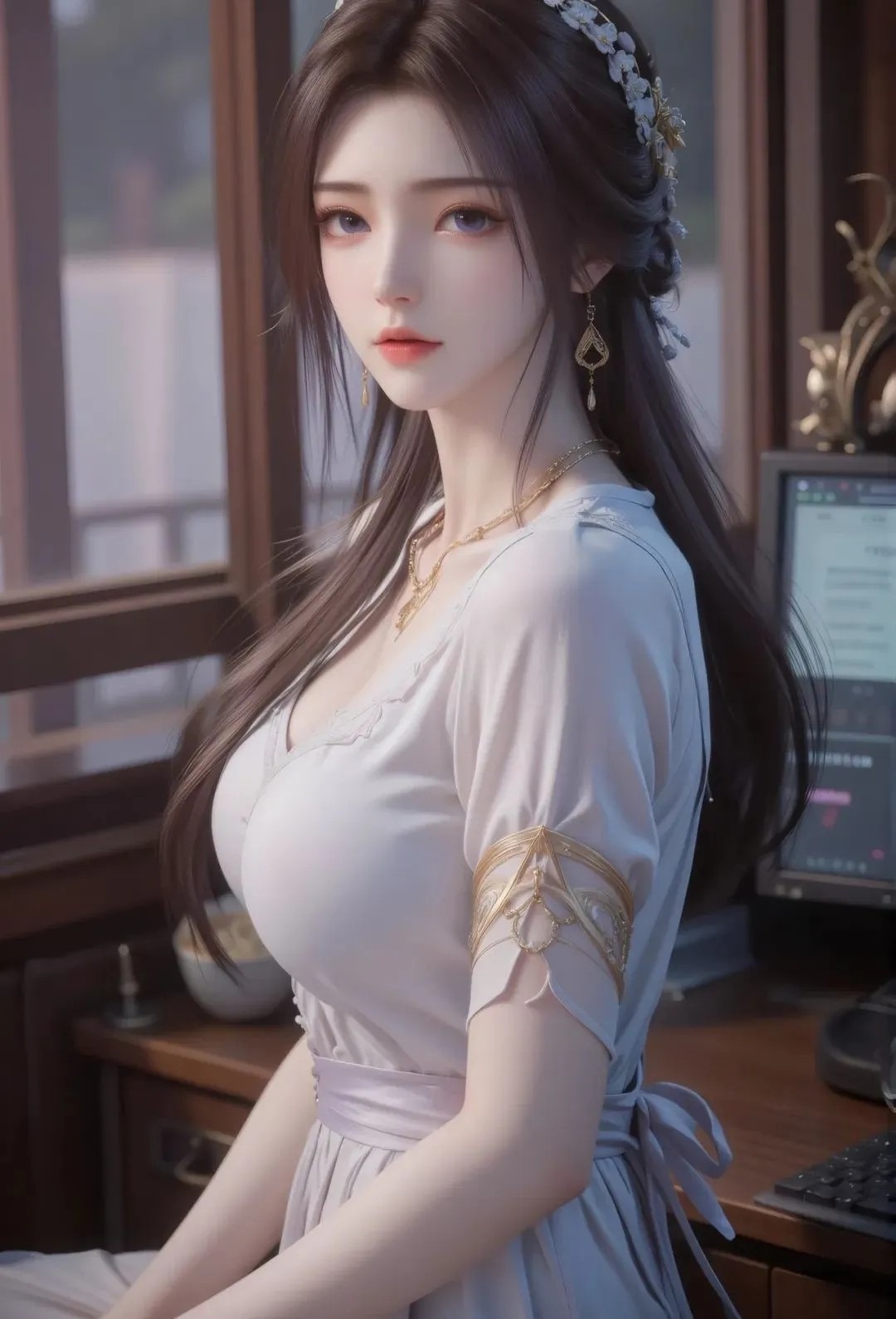 《凡人修仙传》紫灵角色高清手机壁纸 国漫动画人物形象图_15